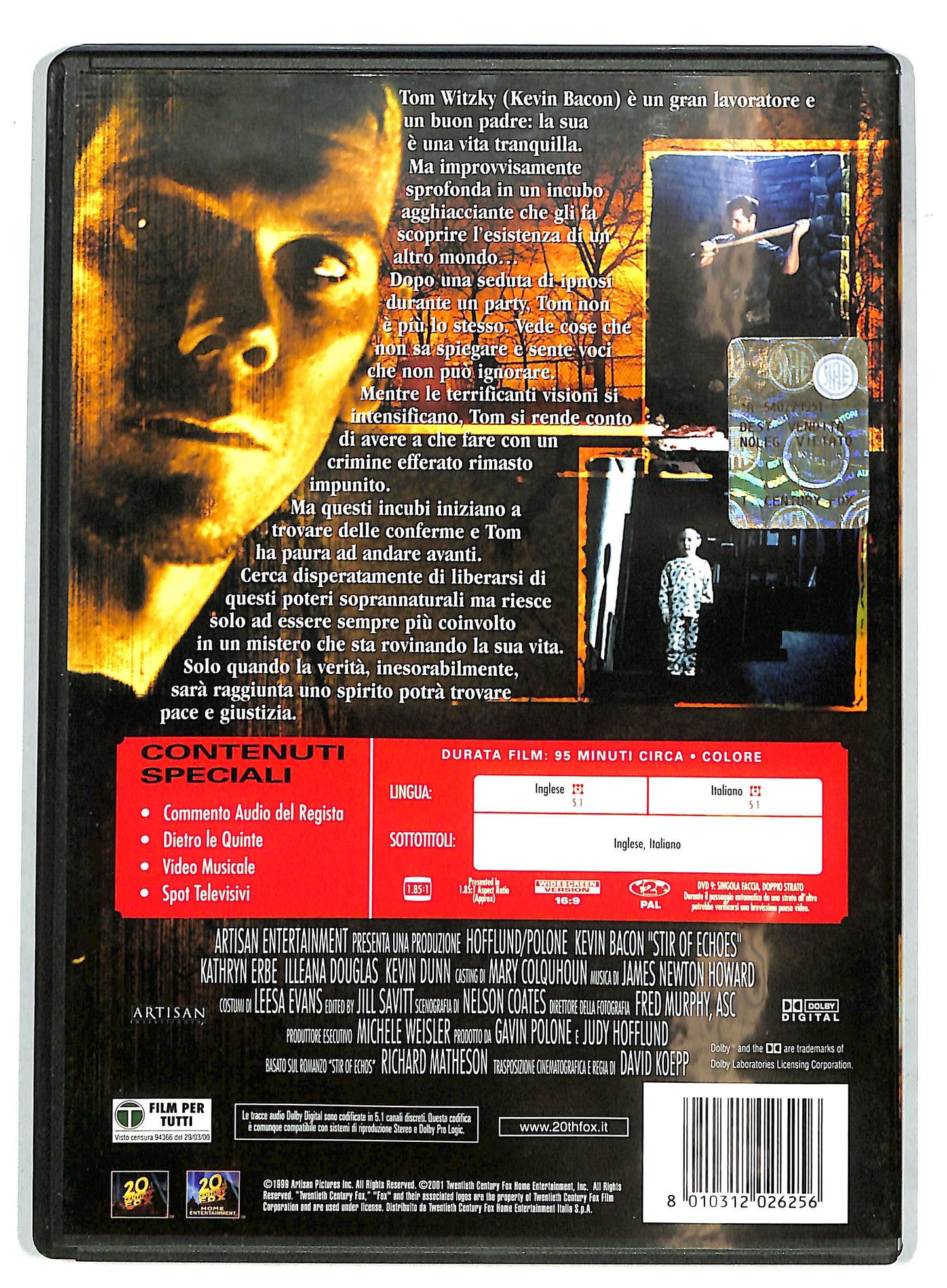 EBOND Kevin Bacon - Echi mortali DVD D728961
