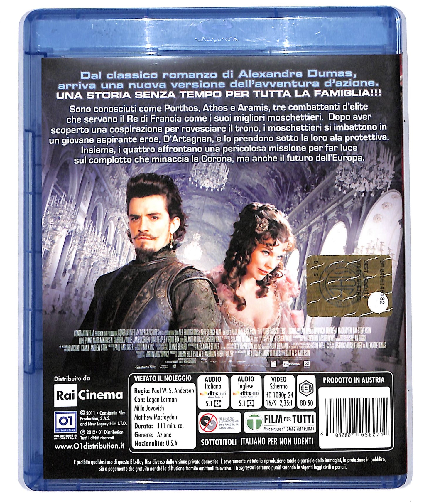 EBOND I tre moschettieri BLURAY D729227