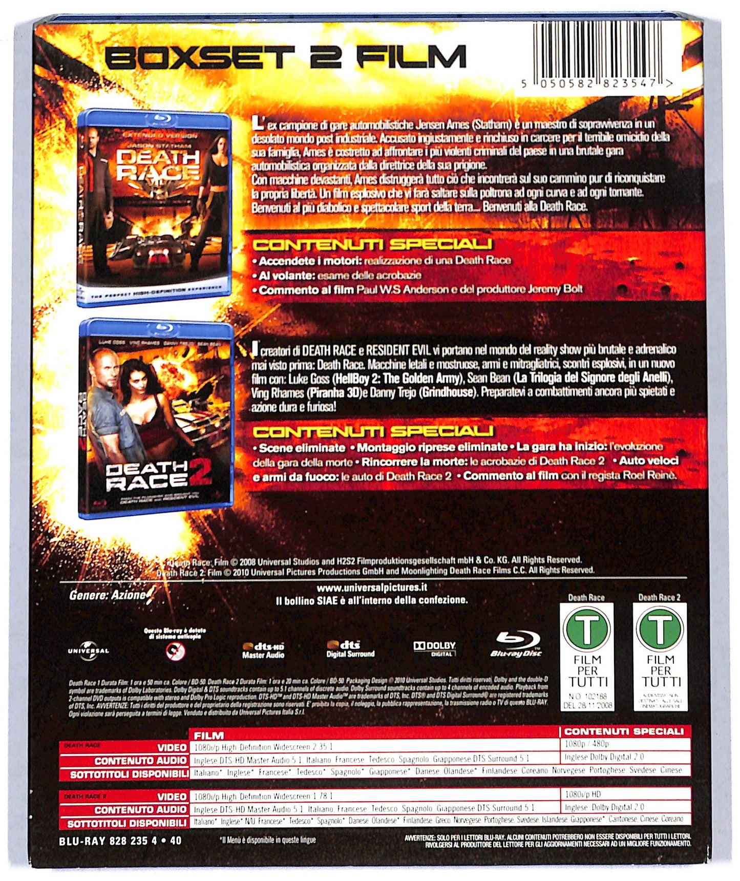 EBOND Death race collection ( 2  BLURAY ) BLURAY D729278