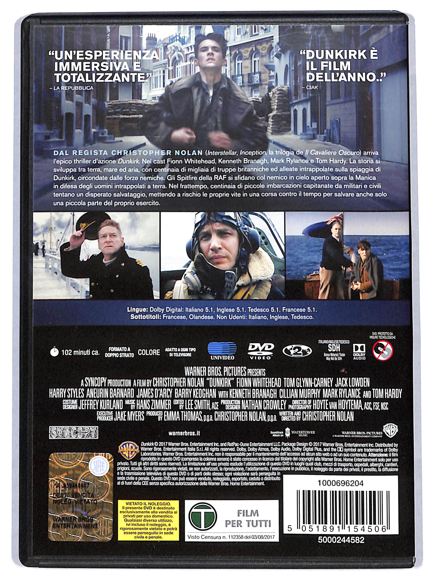 EBOND dunkirk DVD D729309