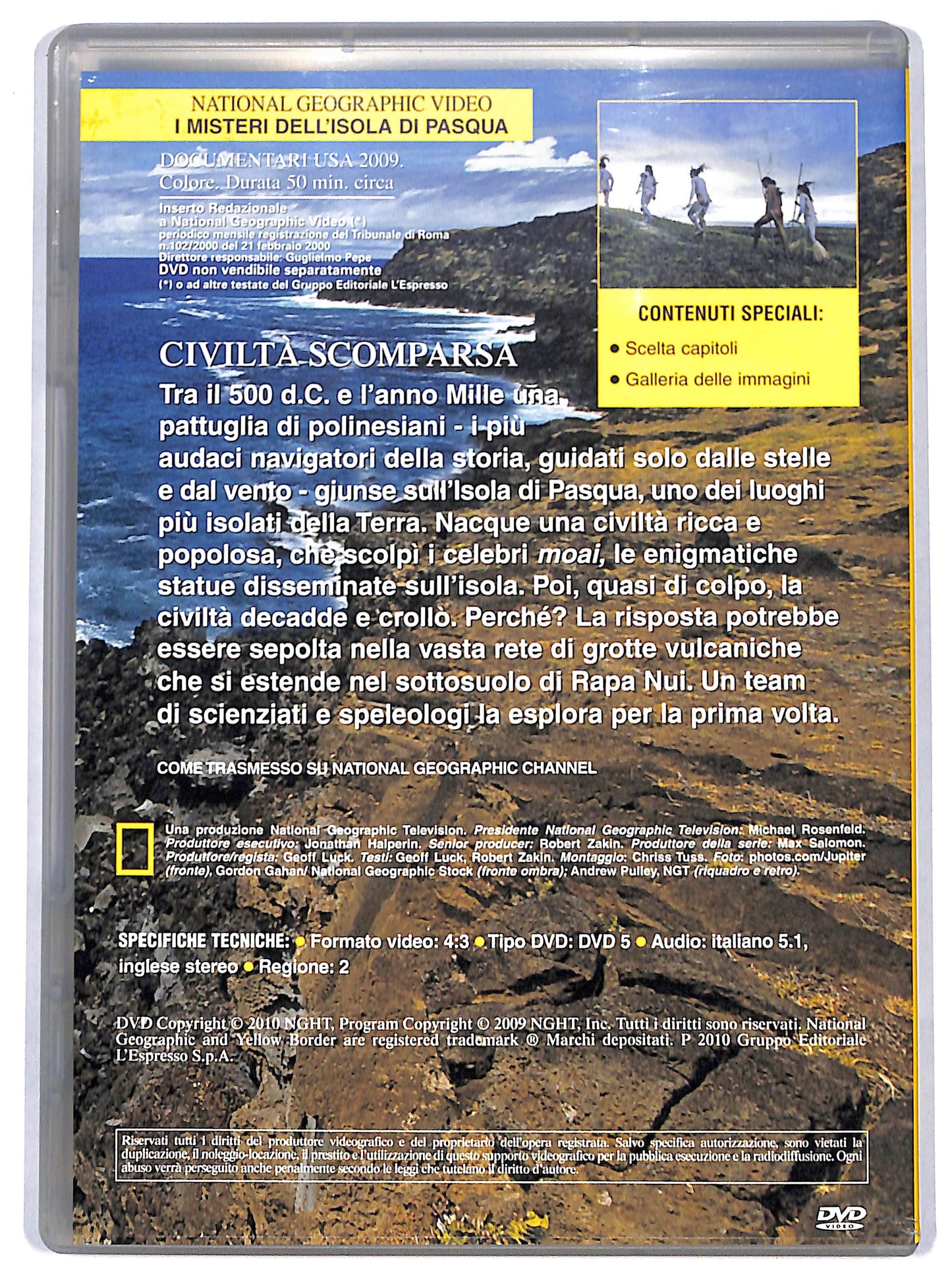 EBOND i Misteri Dell'isola Di Pasqua - National Geographic Vol.84 DVD D729416