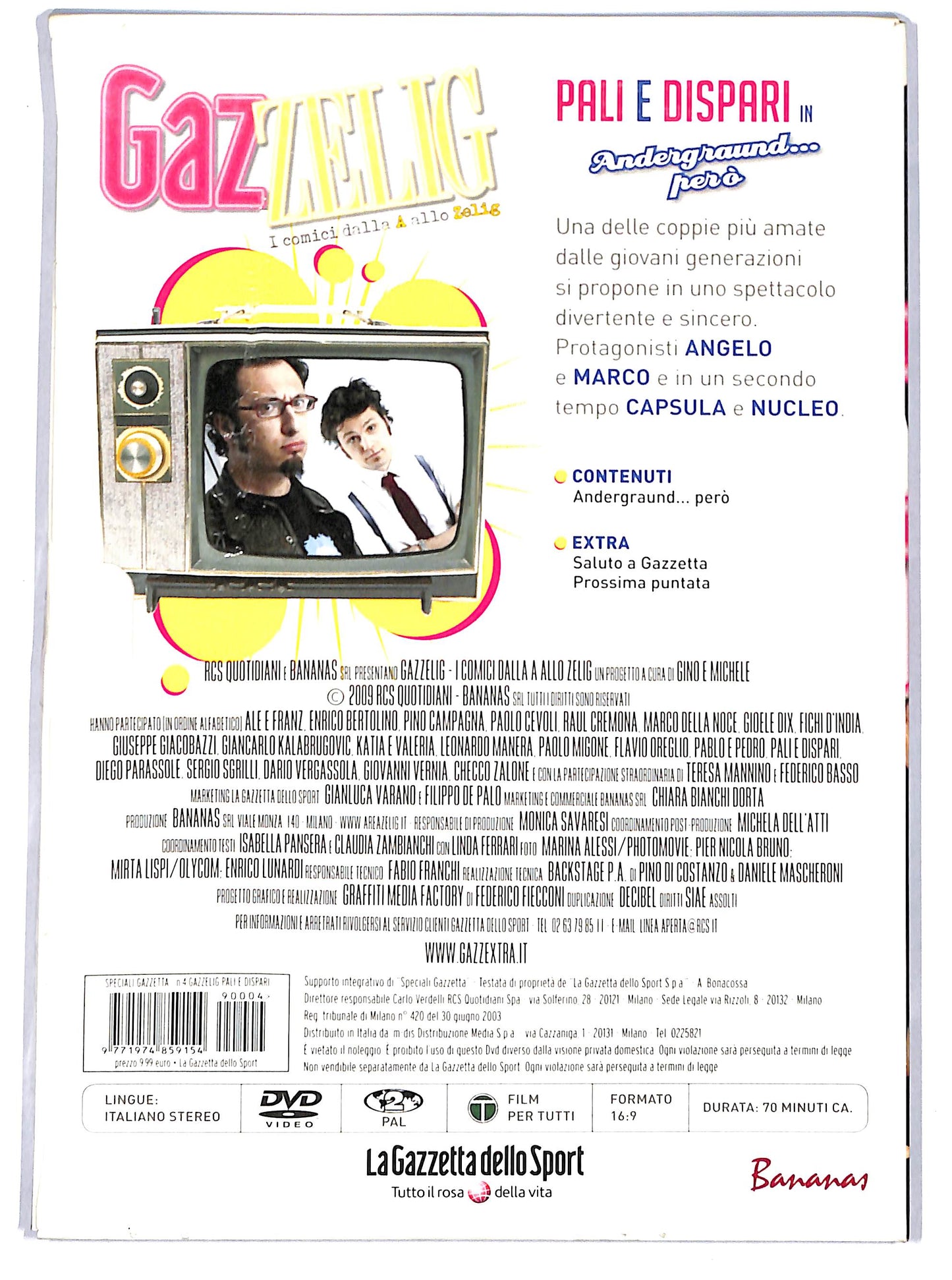 EBOND anderground...pero' -  EDITORIALE  DVD D729510
