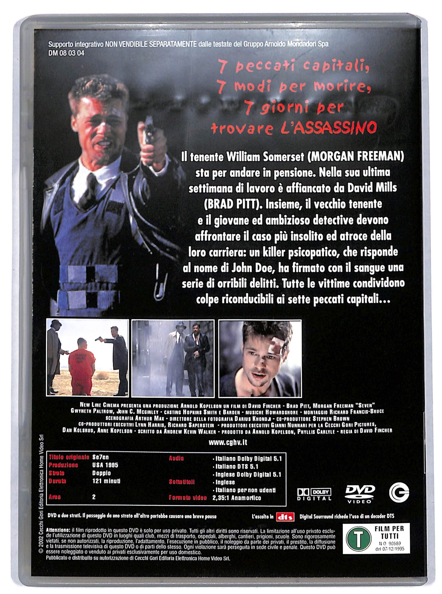 EBOND Seven EDITORIALE DVD D729551