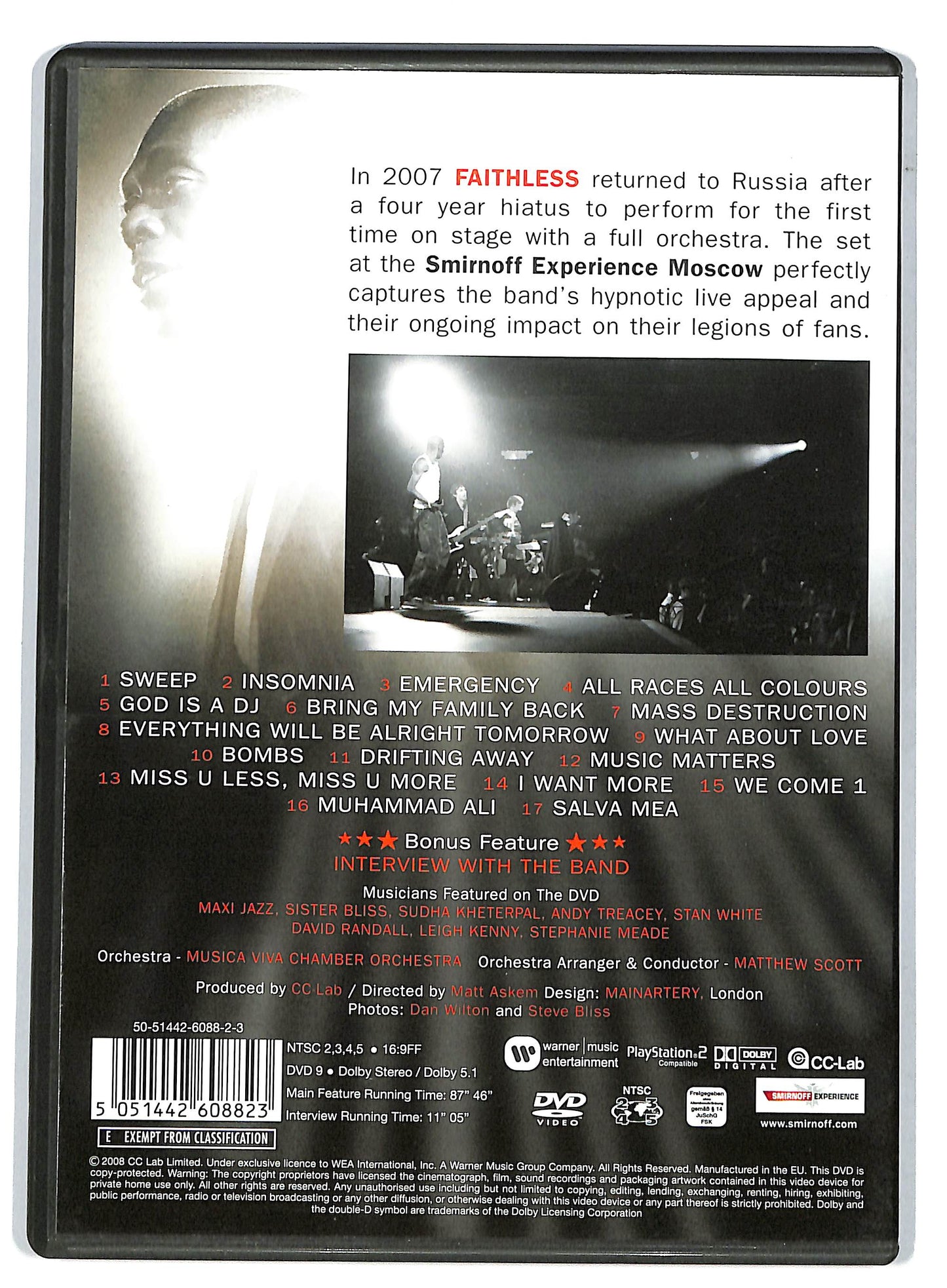 EBOND Faithless - Live In Moscow EDIZIONE UK DVD D729857