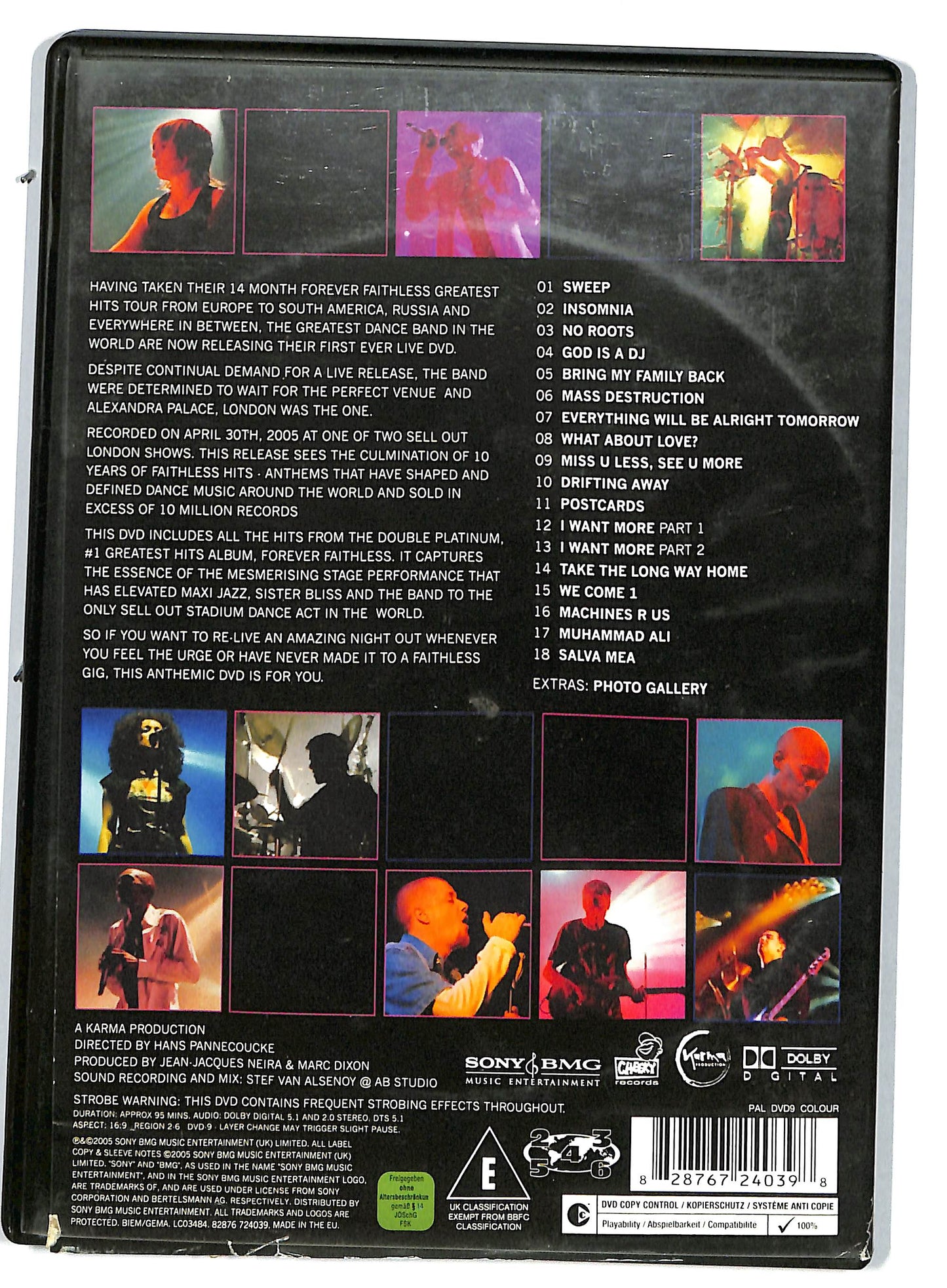 EBOND Faithless - Live At Alexandra Palace [Edizione: Regno Unito] DVD D729859