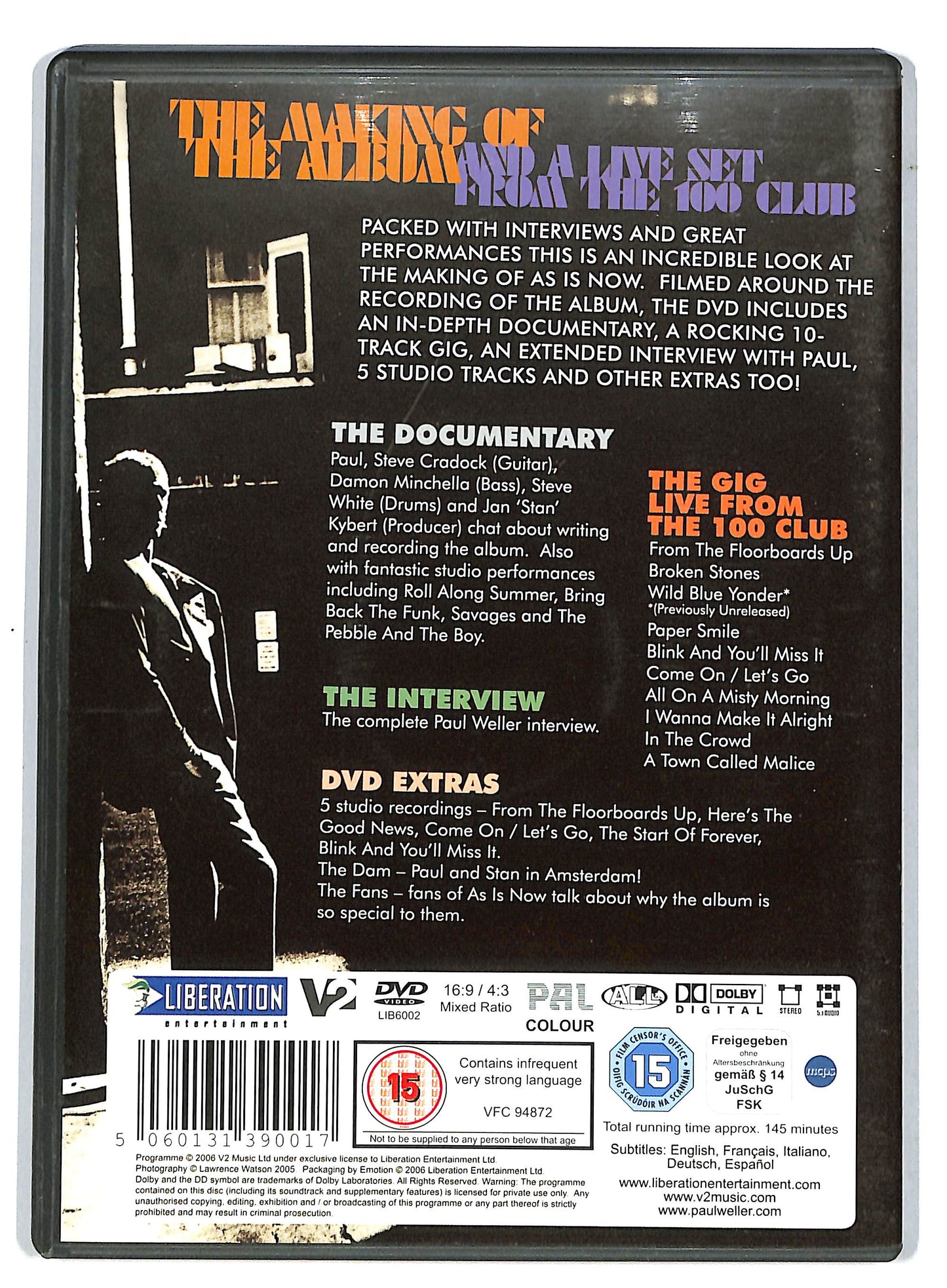 EBOND Paul Weller – As Is Now DVD D729868