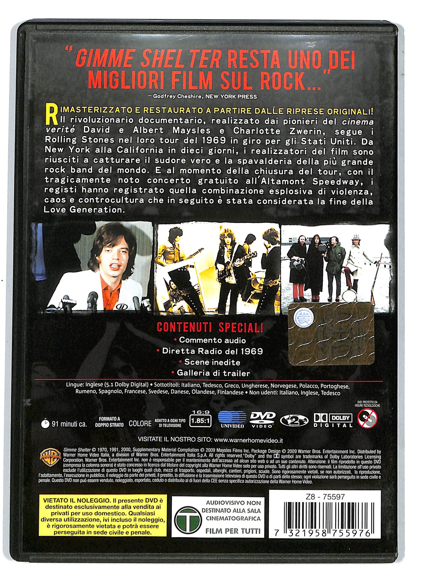 EBOND The Rolling Stones - Gimme shelter DVD D729902