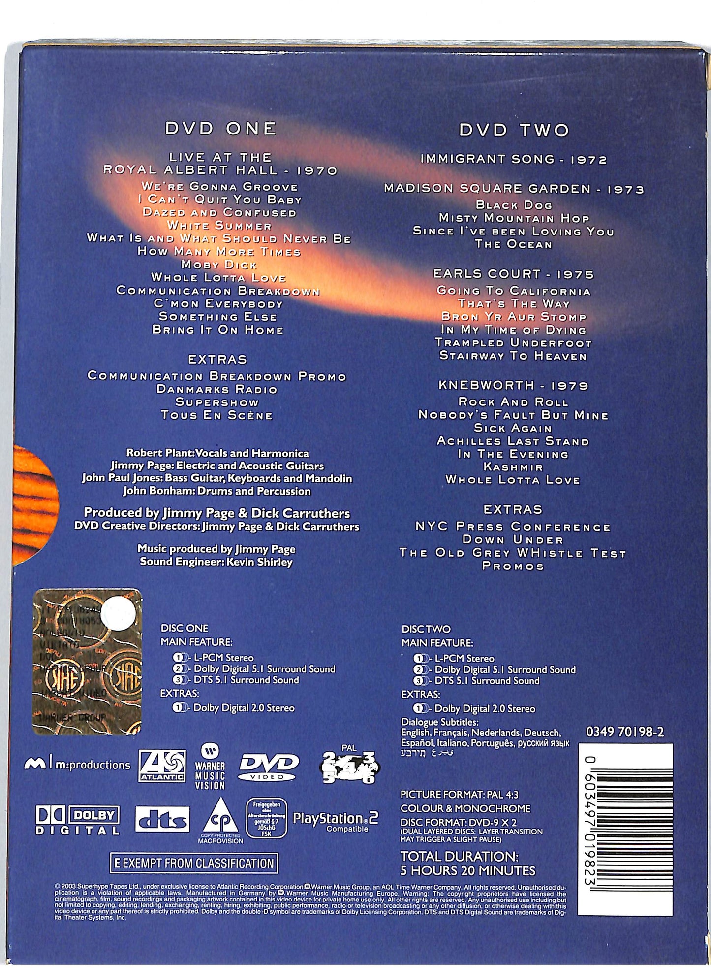 EBOND led zeppelin DVD D729933