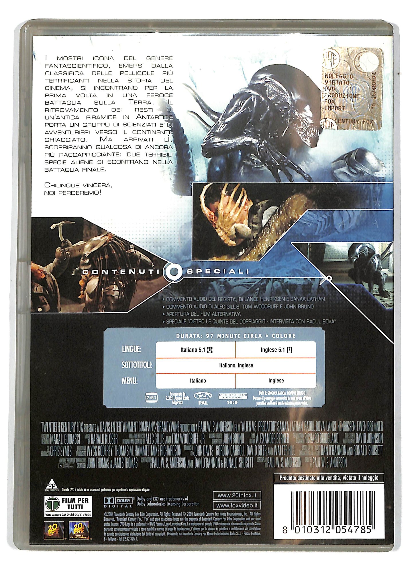 EBOND Alien Vs Predator DVD D730010