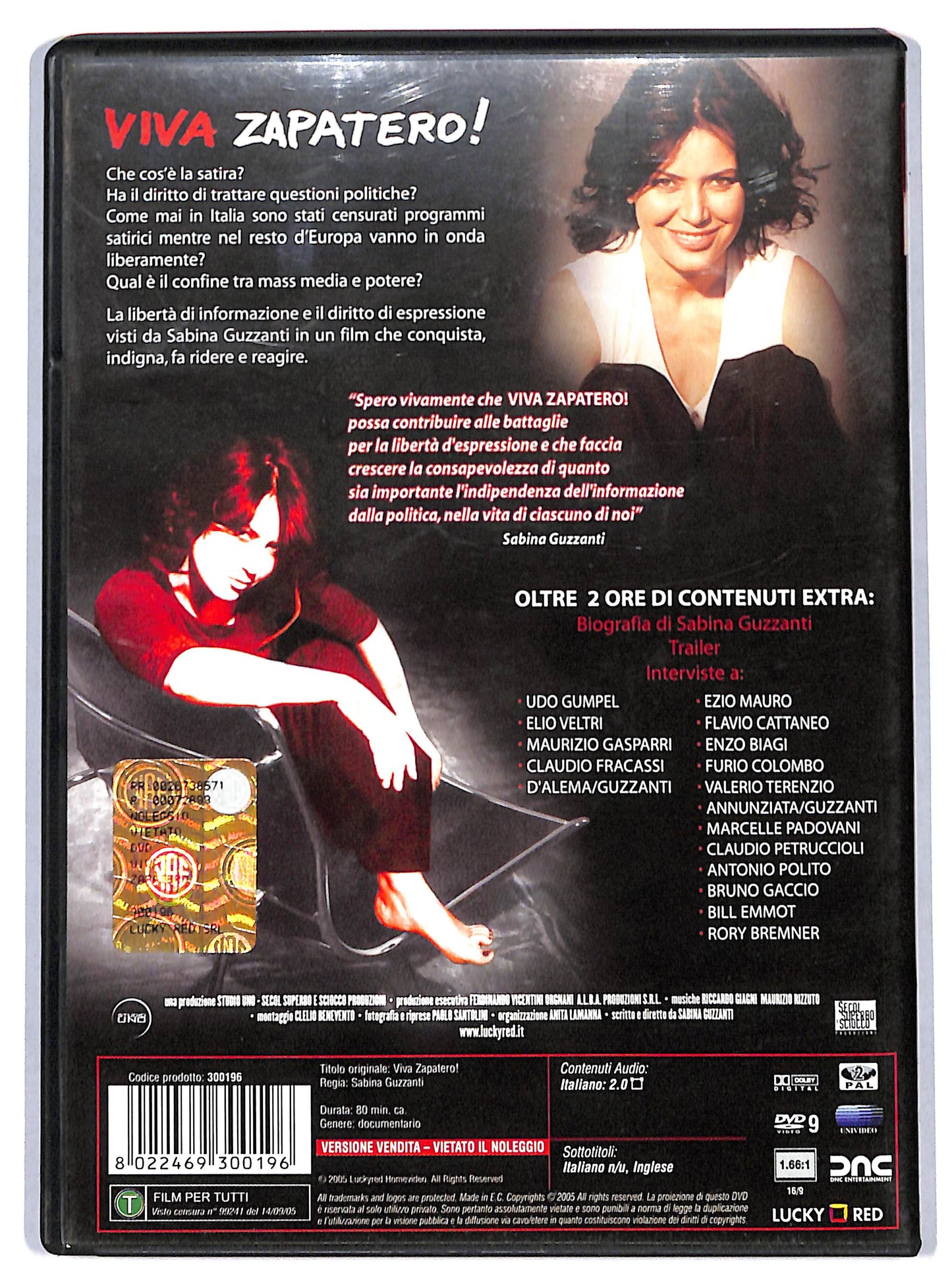 EBOND Viva Zapatero!  DVD D730215