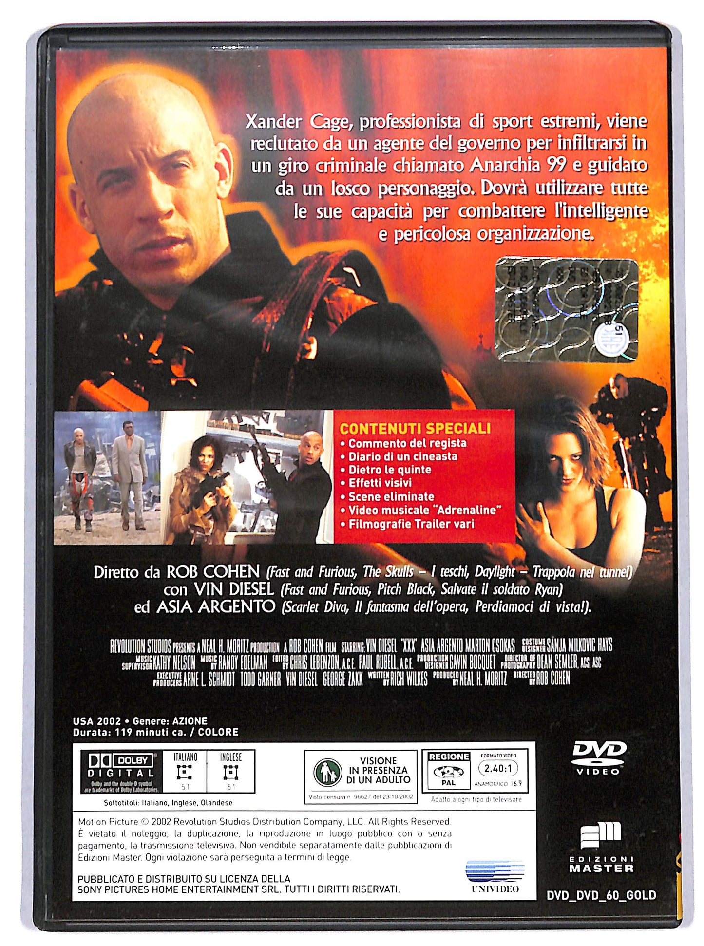 EBOND xXx EDITORIALE DVD D730414