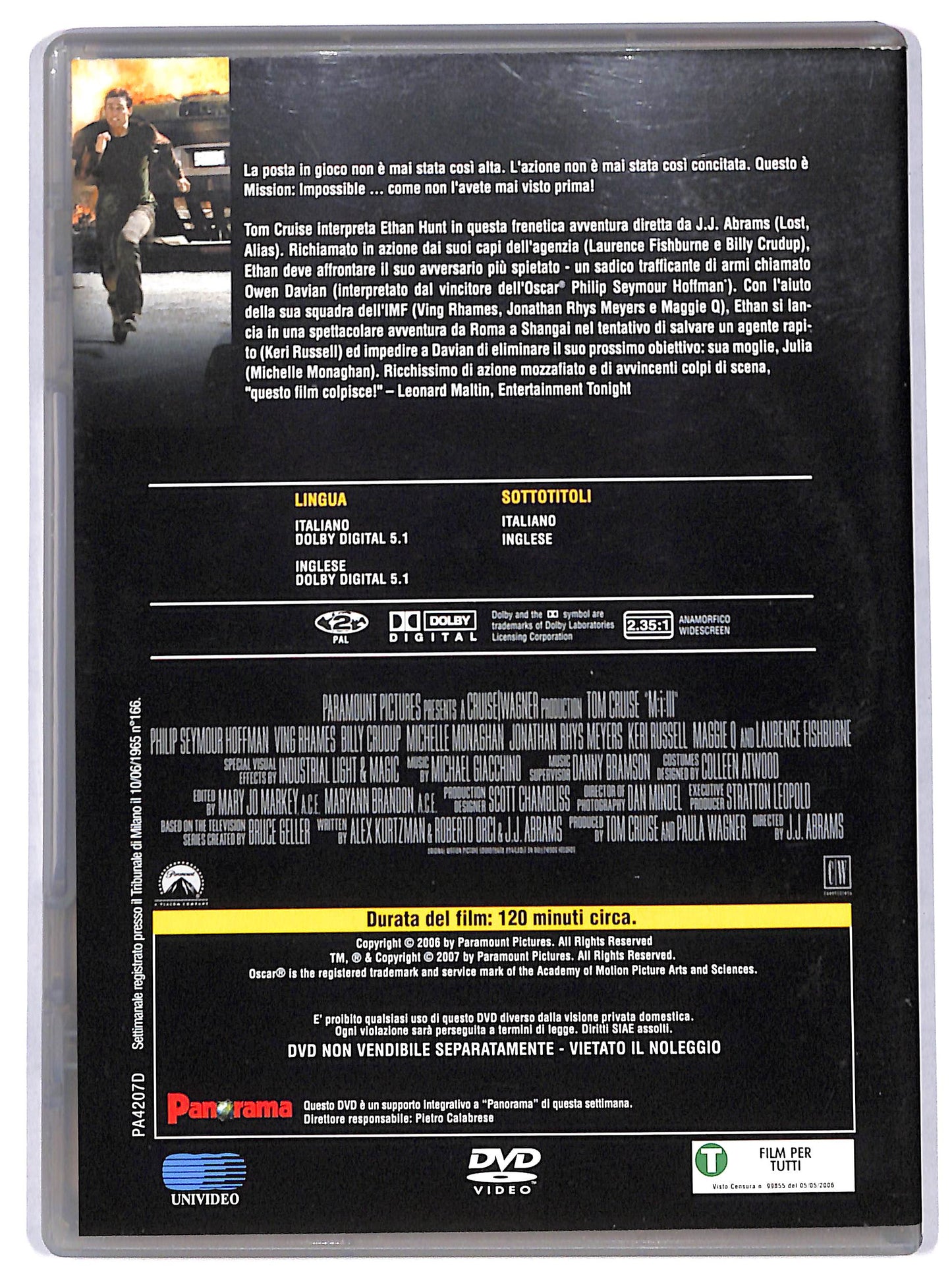 EBOND Mission: Impossible III  EDITORIALE DVD D730444