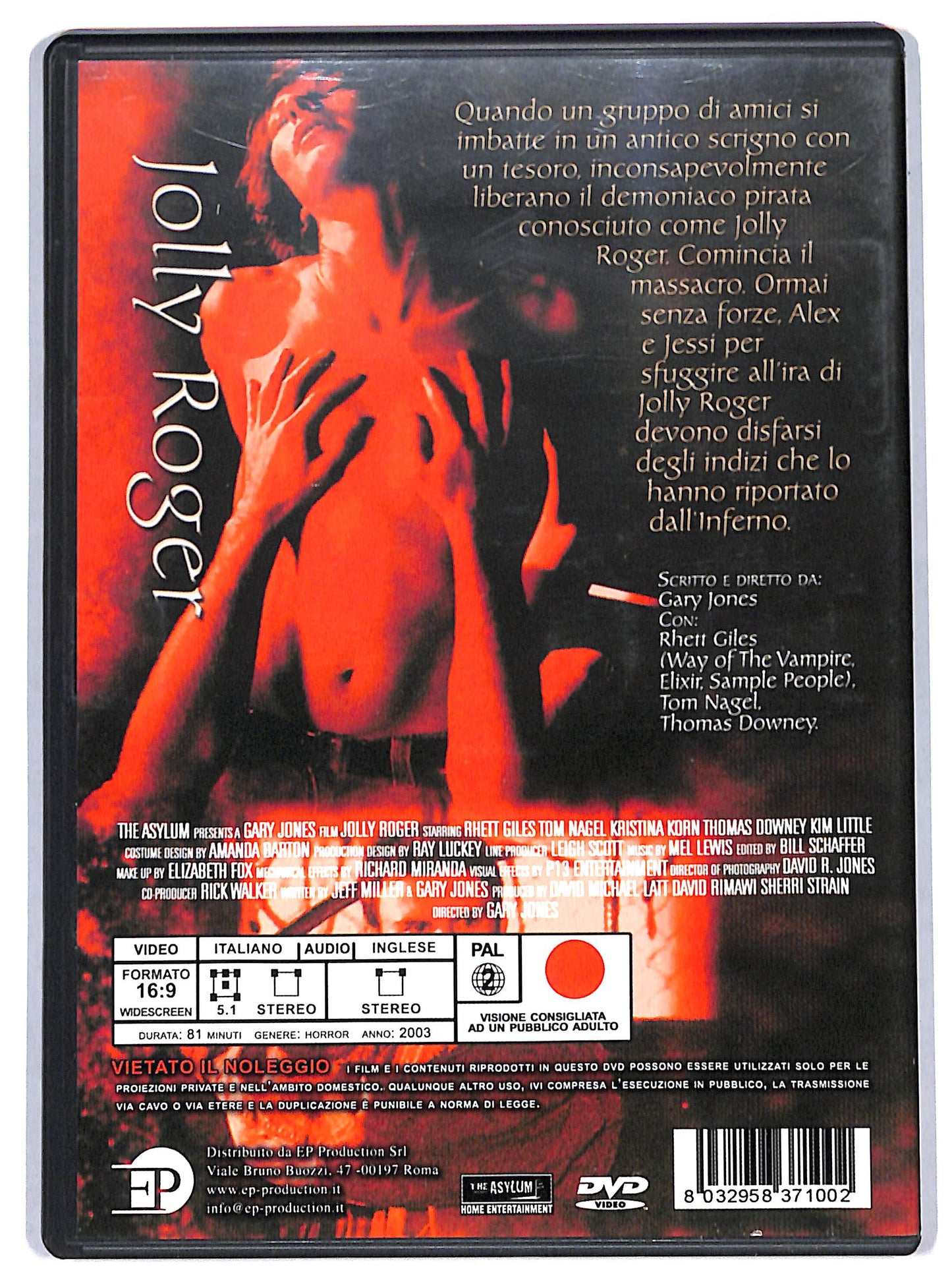 EBOND Jolly Roger: il massacro ha inizio  EDITORIALE DVD D730511