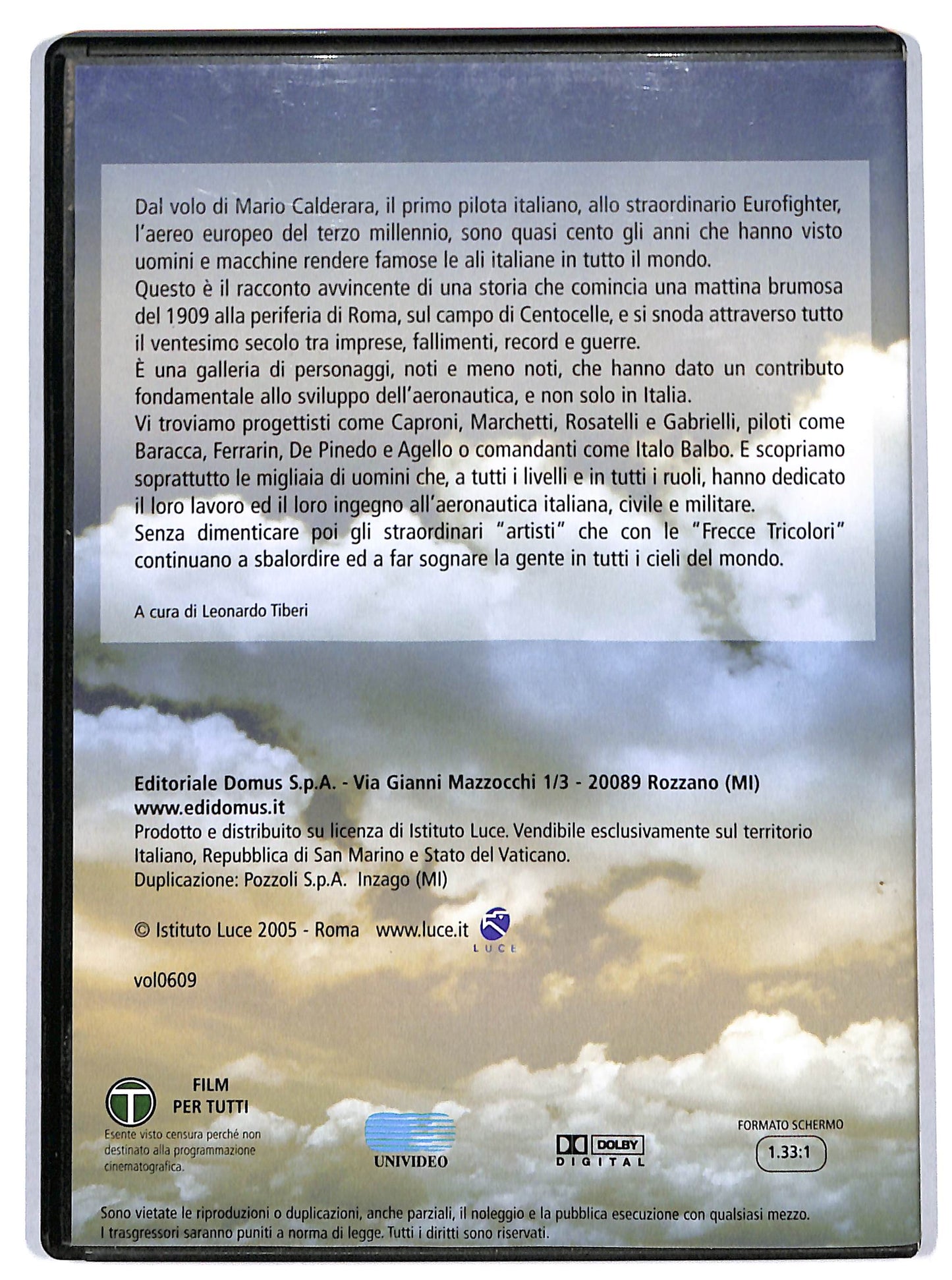 EBOND Le ali italiane EDITORIALE DVD D730523