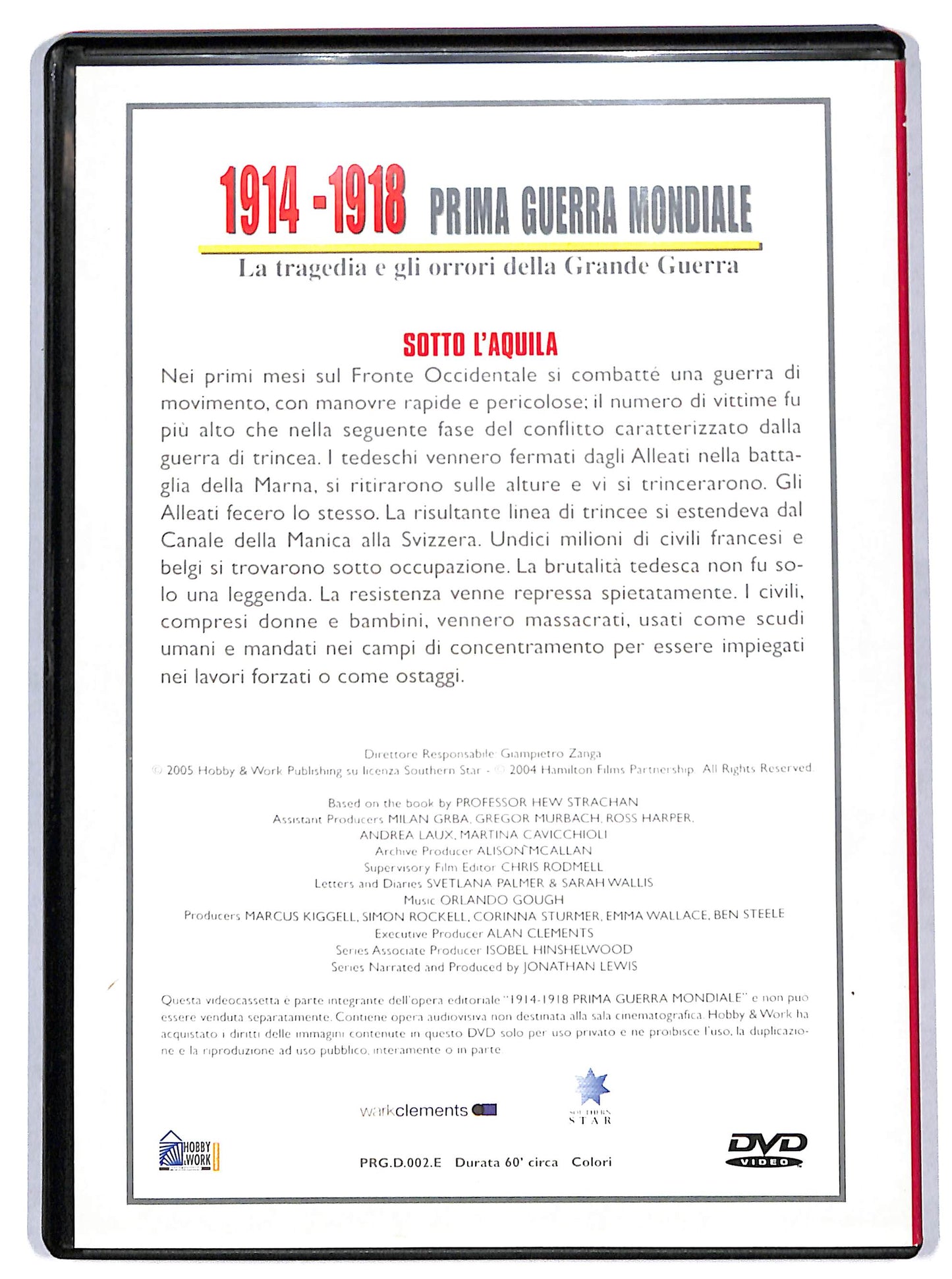 EBOND Prima guerra mondiale 1914 - 1918 - Sotto l'aquila EDITORIALE DVD D730555