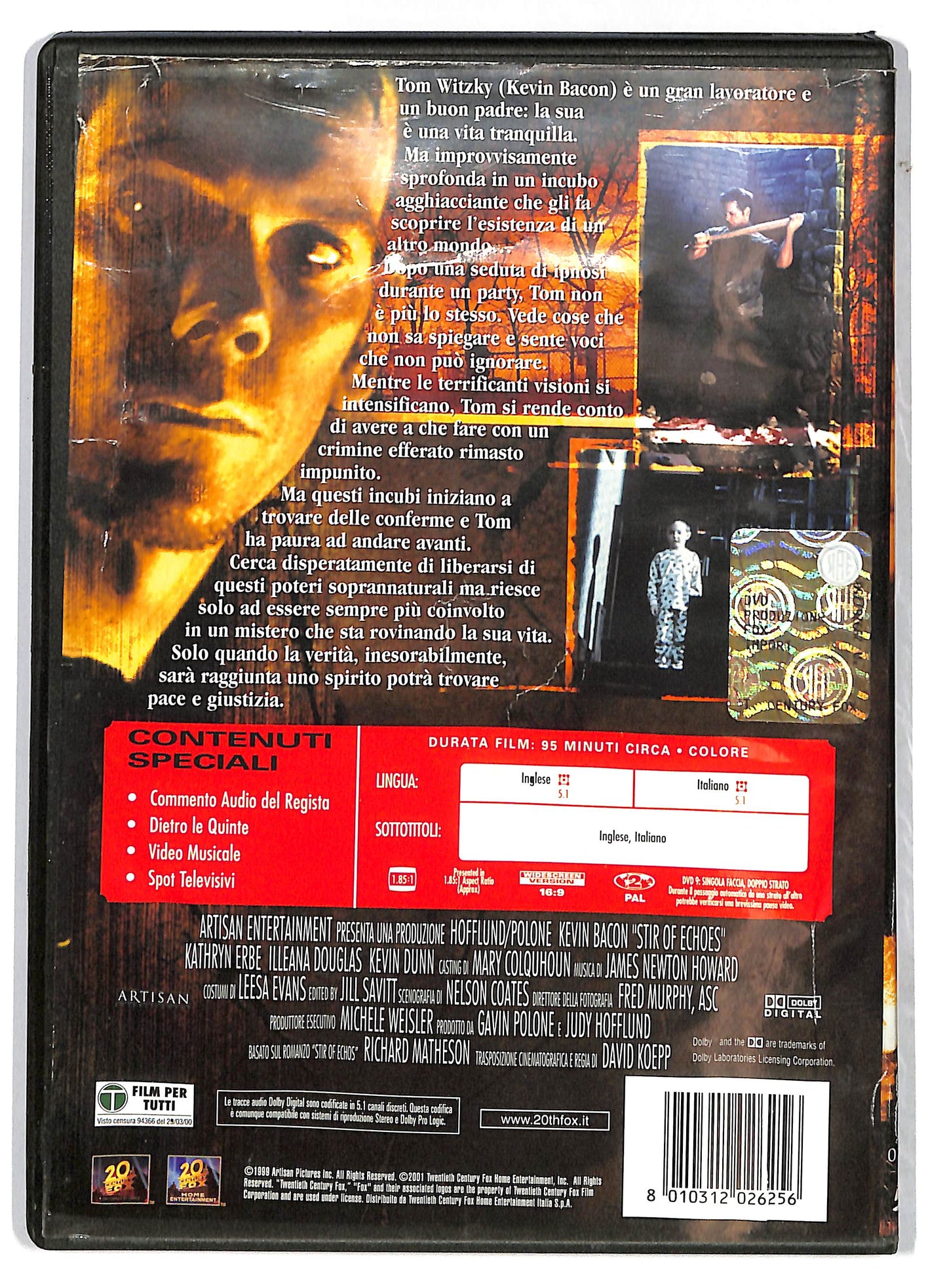 EBOND Kevin Bacon - Echi mortali DVD D730814
