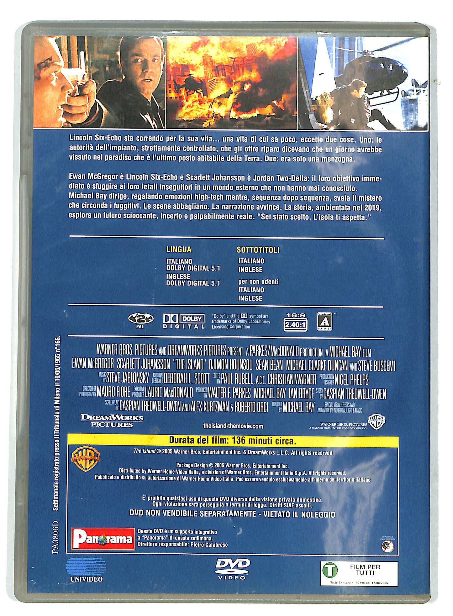 EBOND The Island EDITORIALE DVD D731137