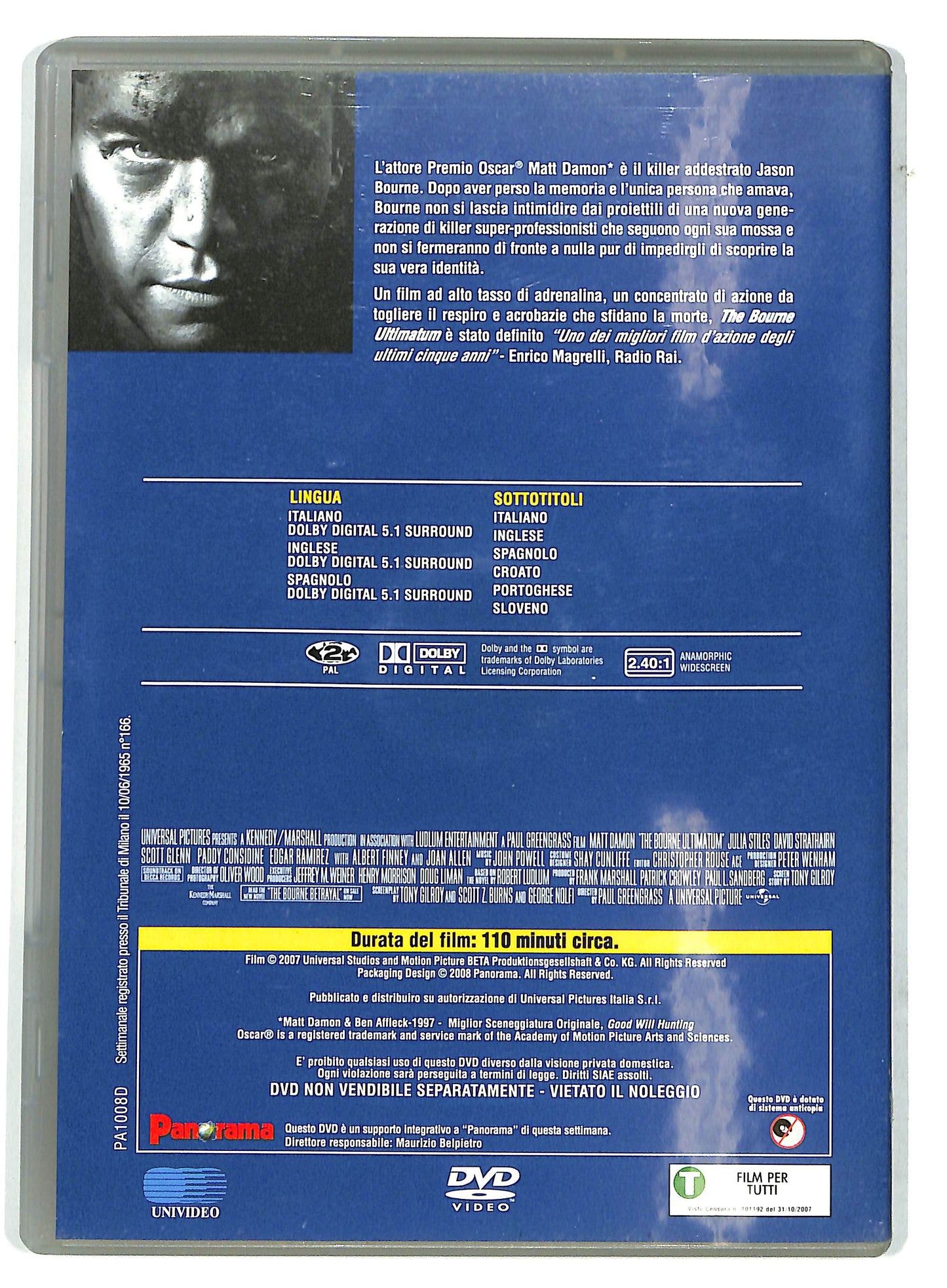 EBOND The Bourne Ultimatum  EDITORIALE DVD D731142