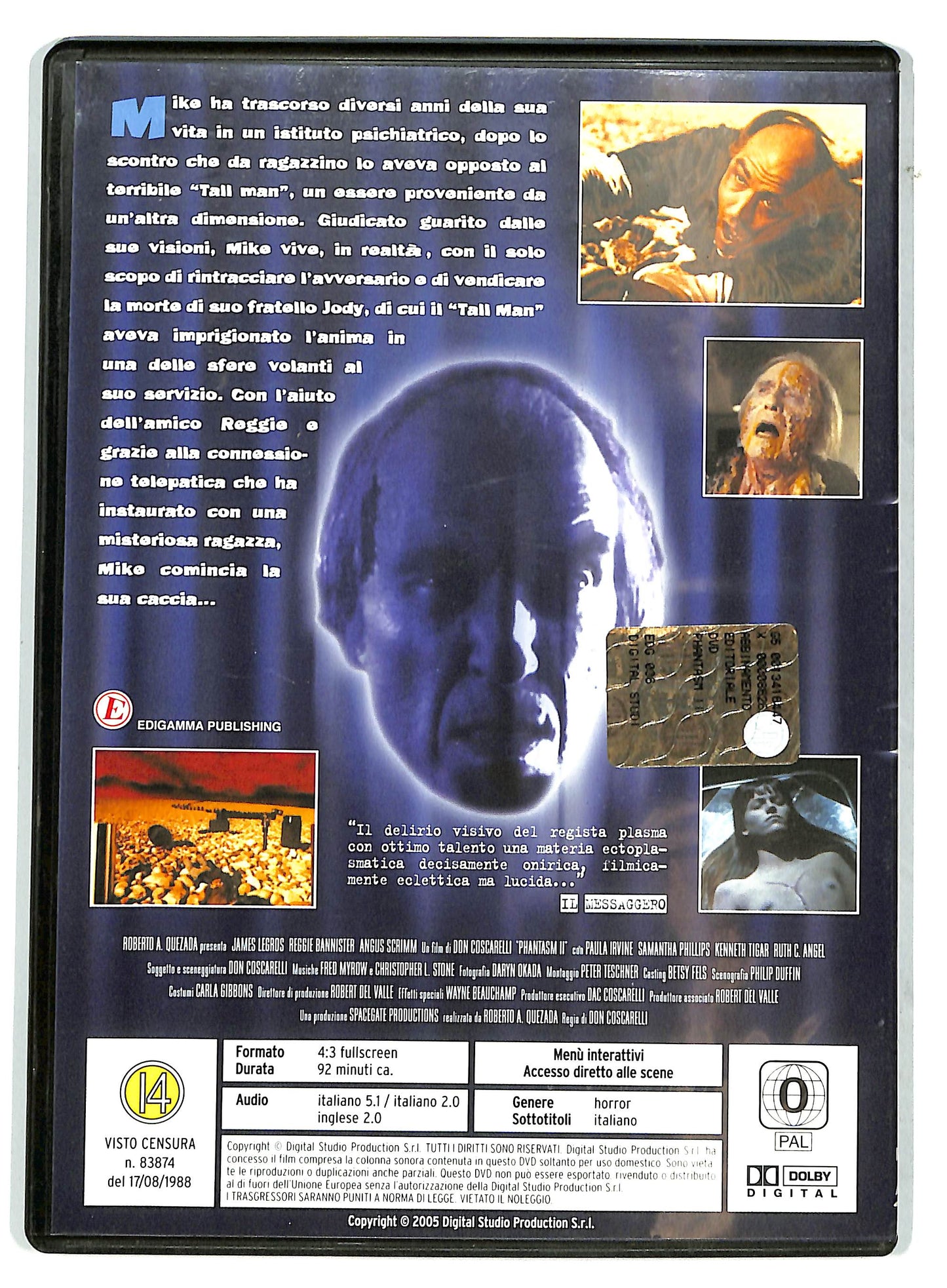 EBOND Fantasmi II EDITORIALE DVD D731147