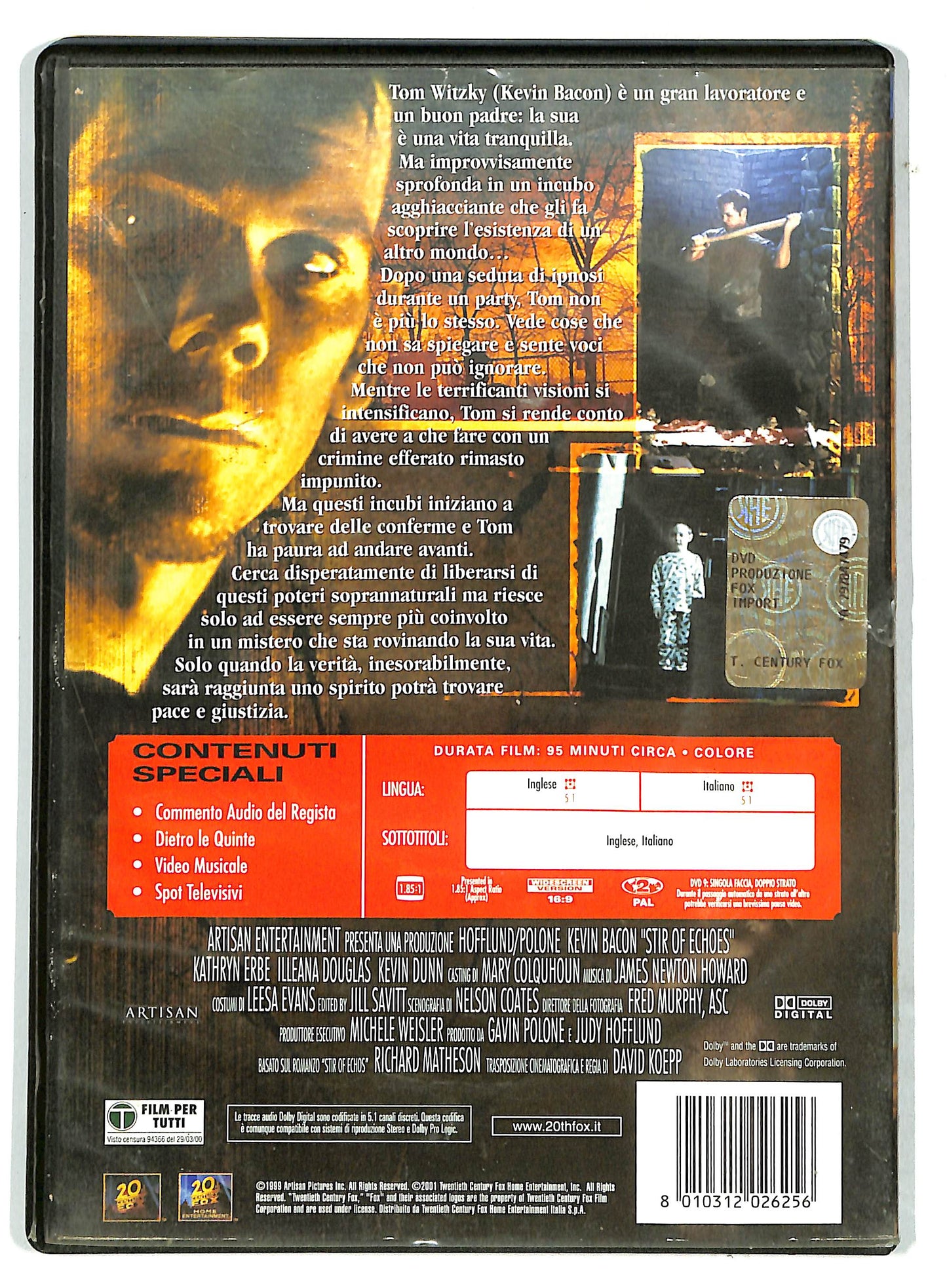 EBOND Kevin Bacon - Echi mortali DVD D731207