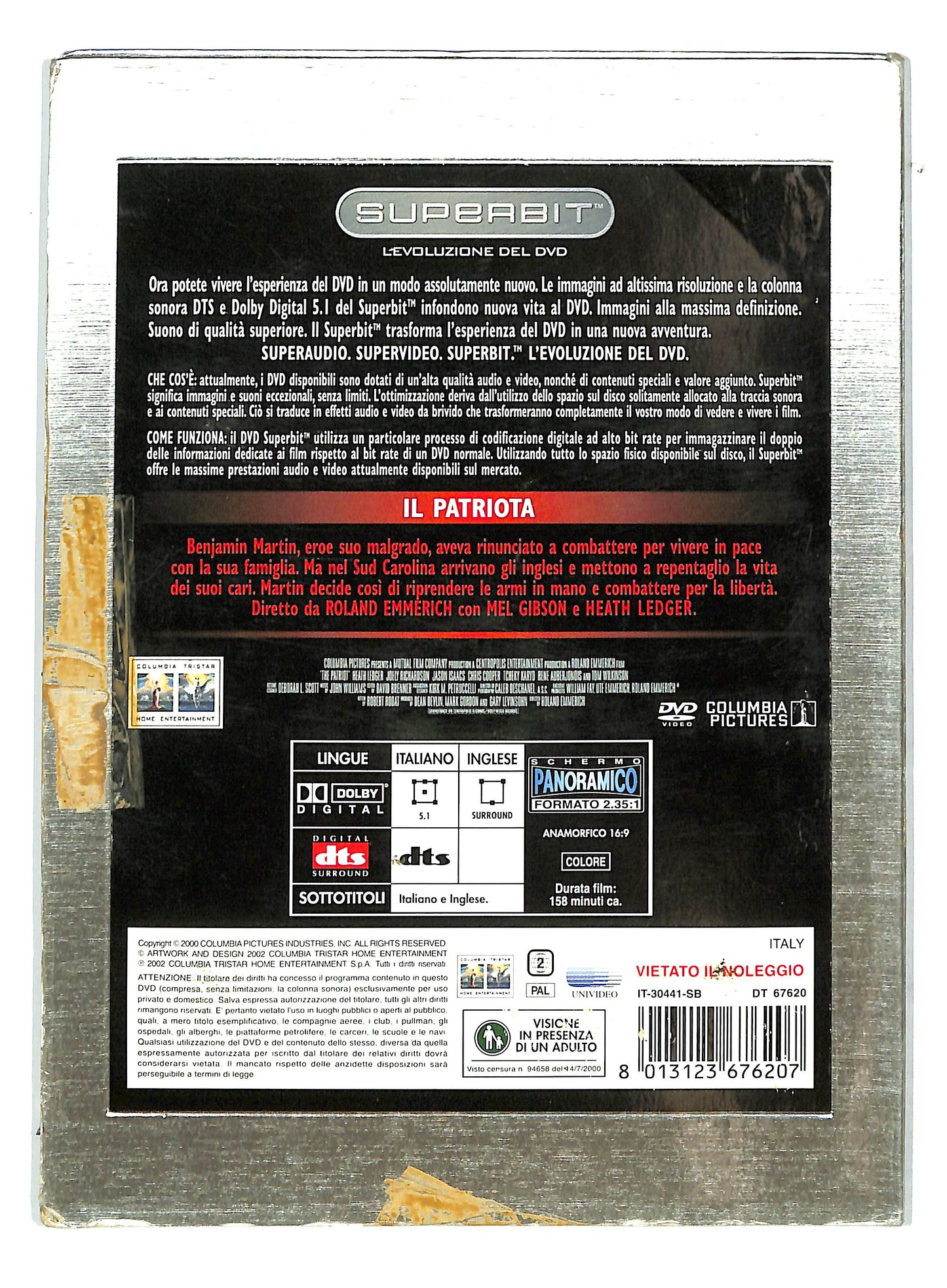 EBOND Il patriota DIGIPACK DVD D731208