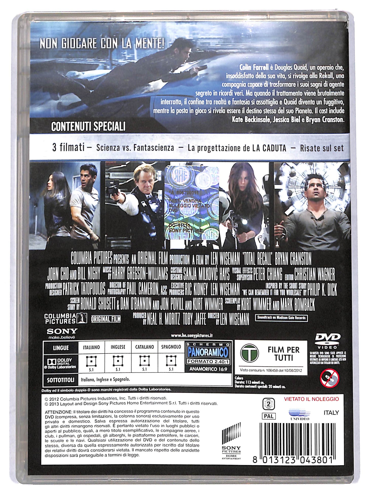 EBOND Total Recall - Atto Di Forza  DVD D731419