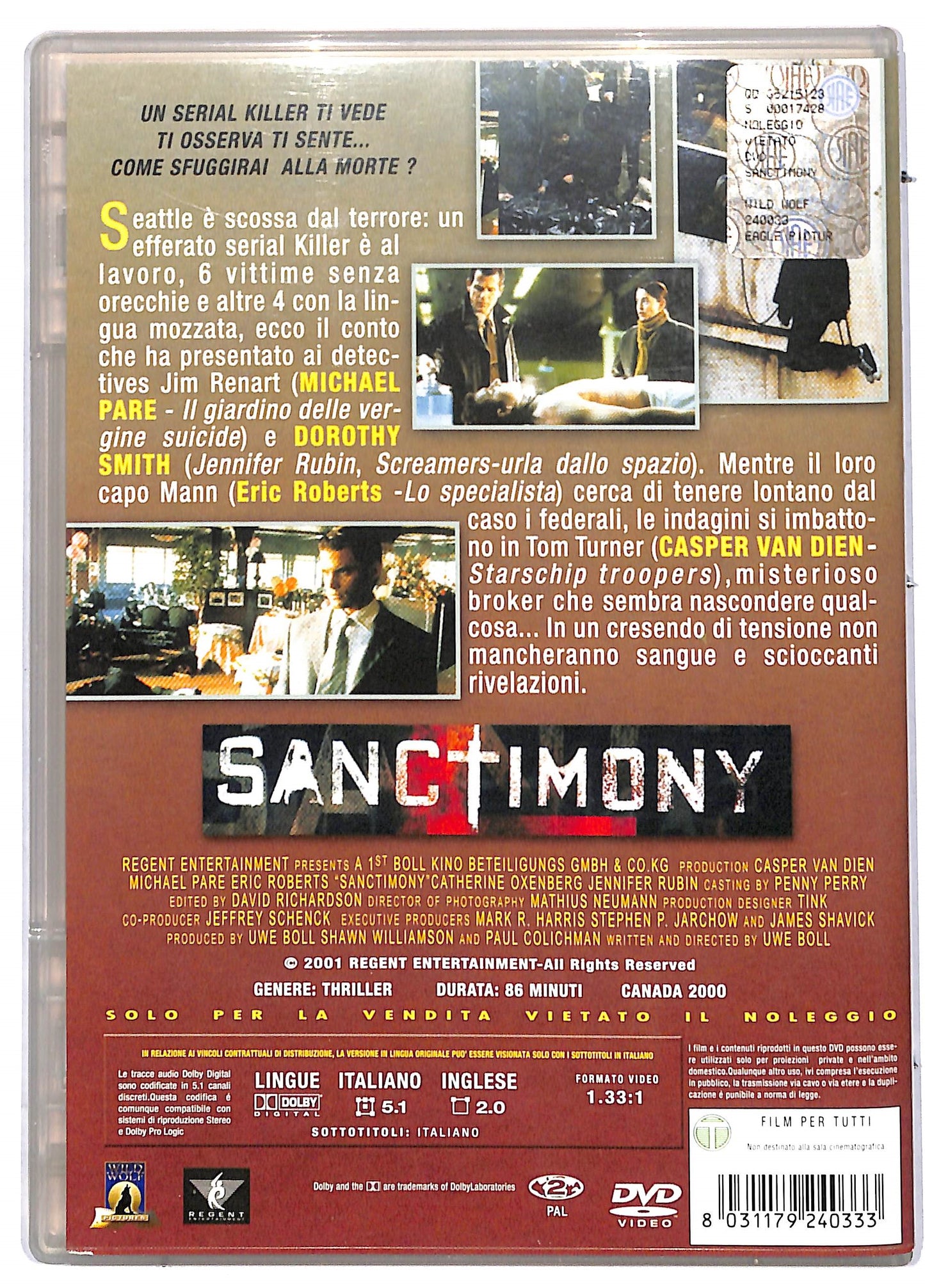 EBOND Sanctimony Slimcase  DVD SLIM D731427
