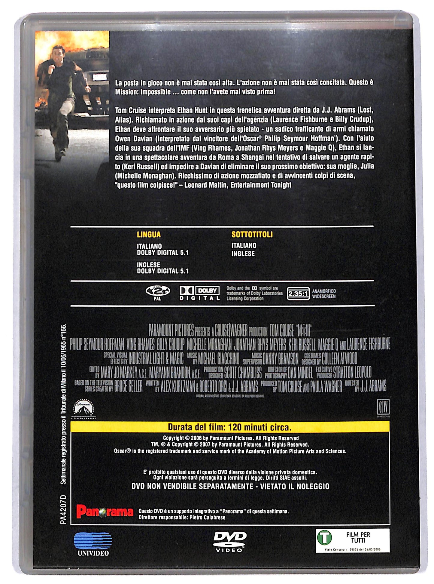 EBOND Mission: Impossible III  EDITORIALE DVD D731439