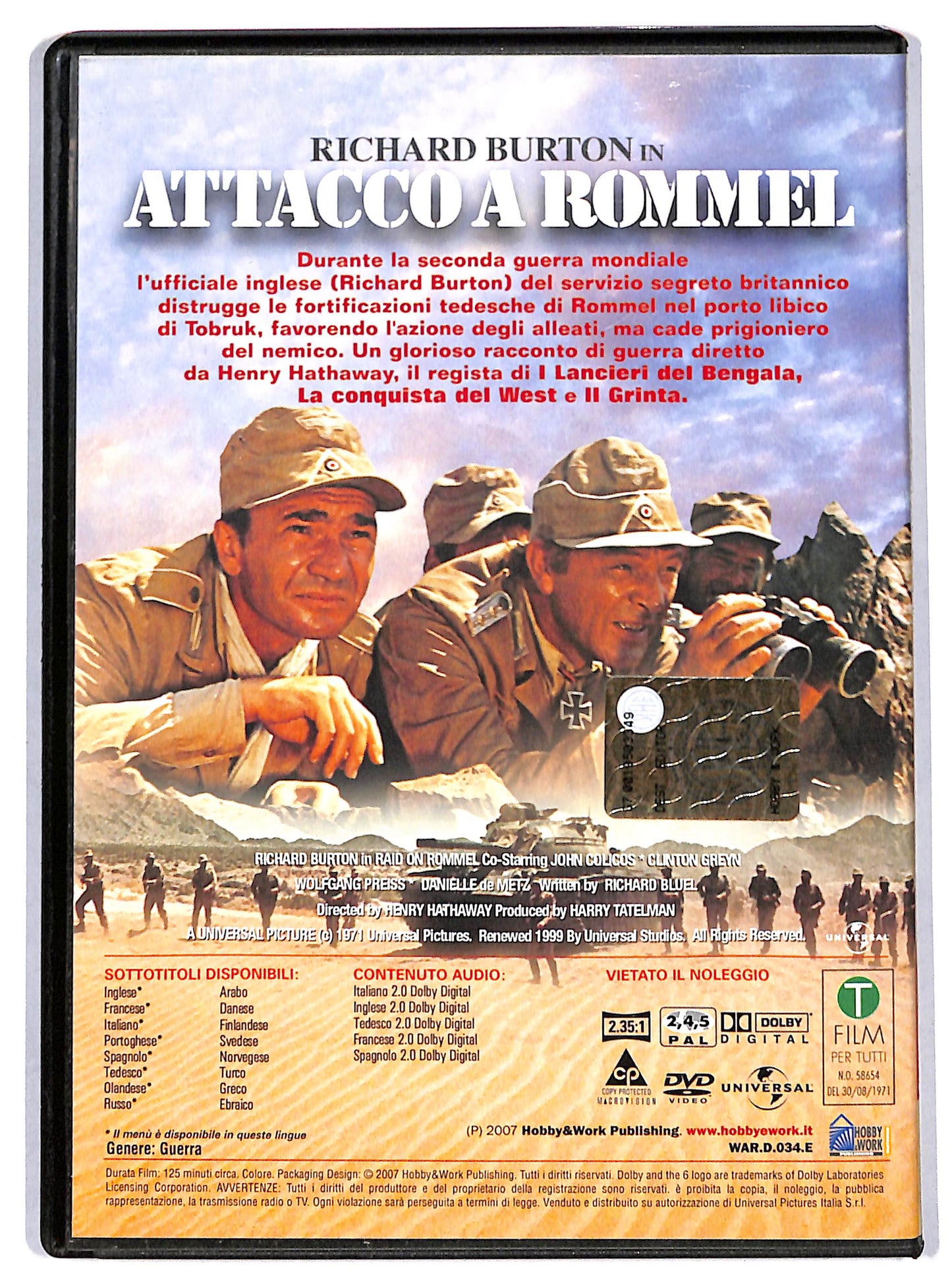 EBOND Attacco a Rommel  DVD D731529