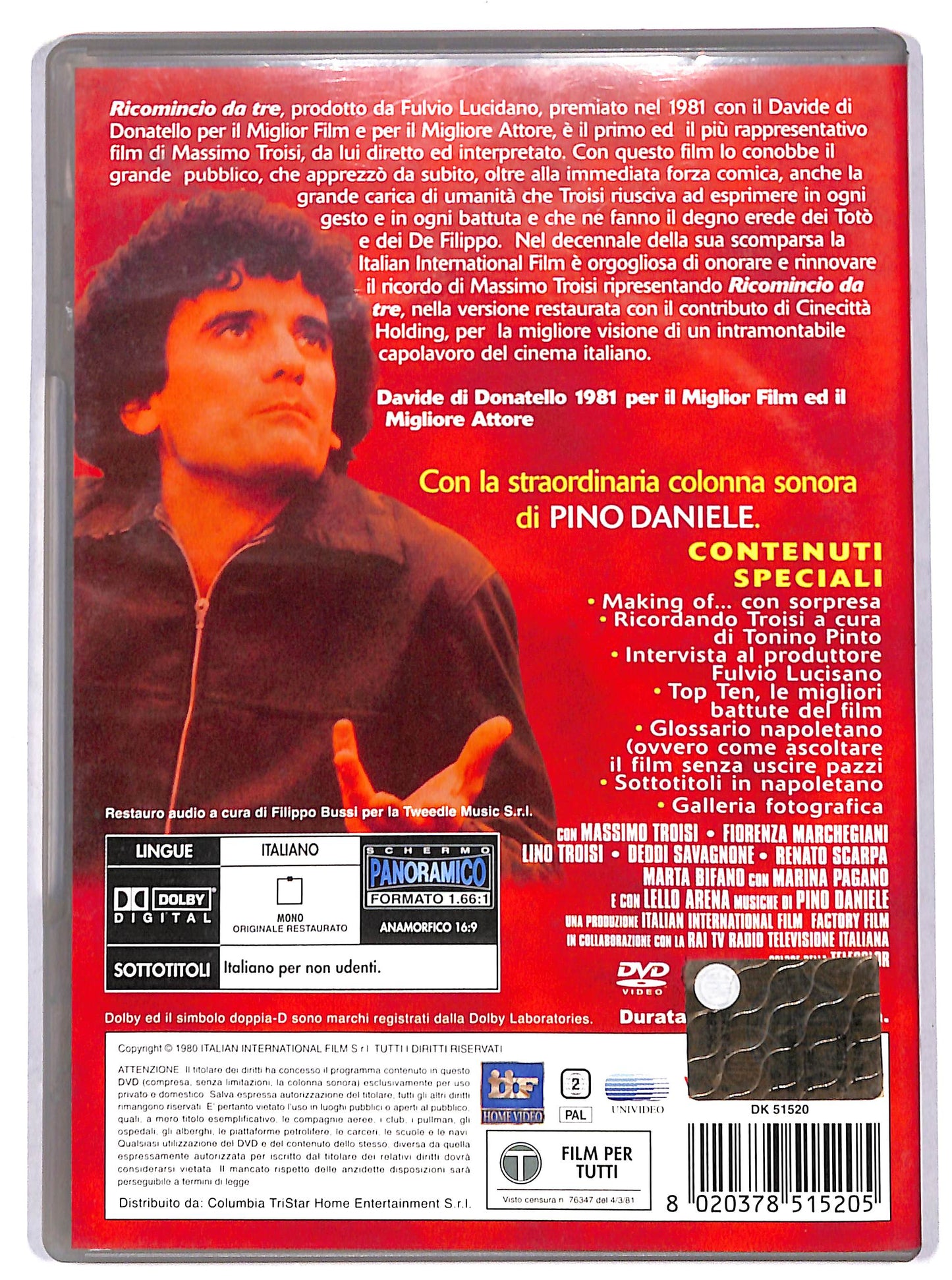 EBOND Ricomincio da tre  DVD D731534