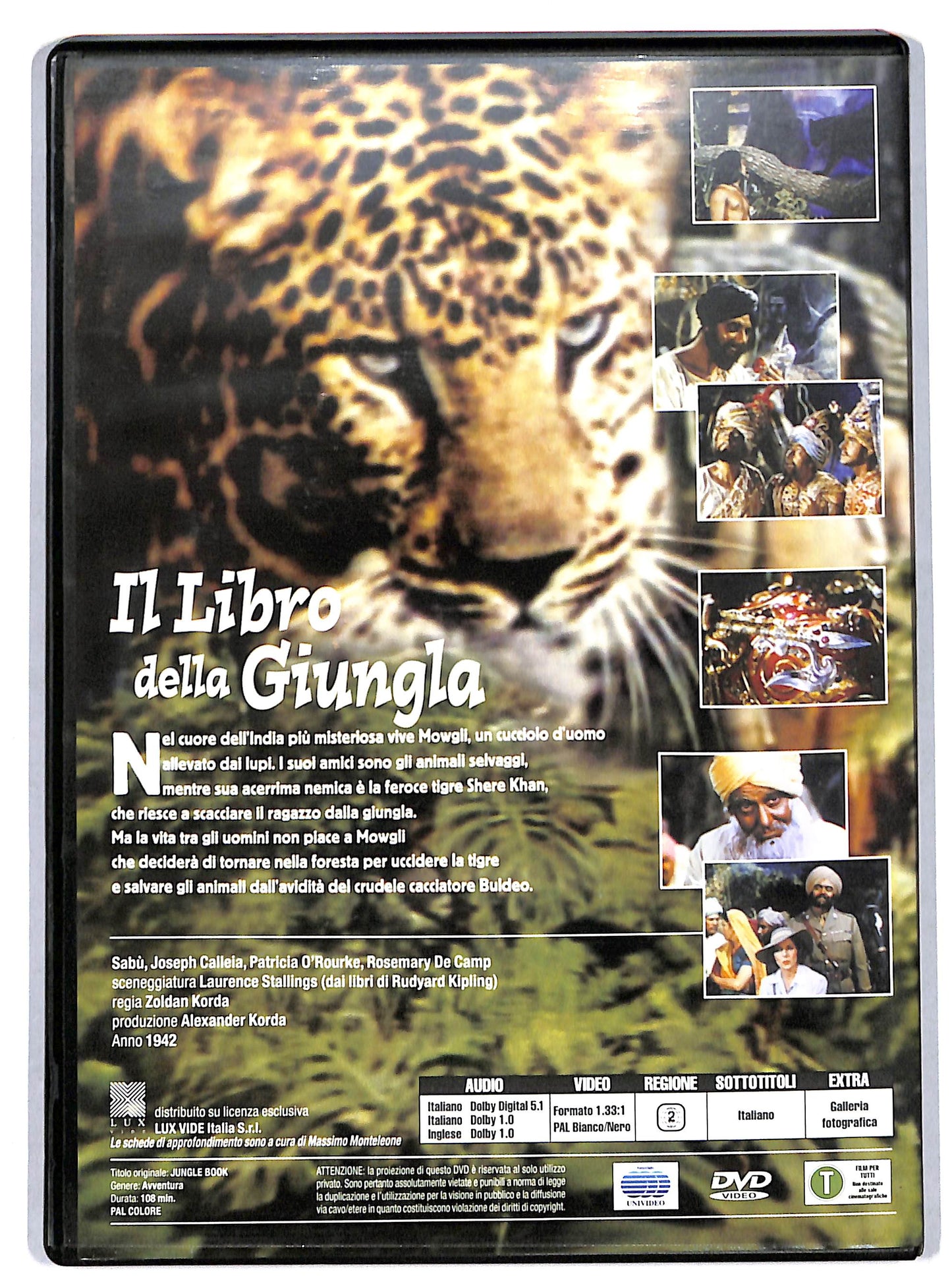 EBOND Il libro della giungla (film 1942) EDITORIALE DVD D731649