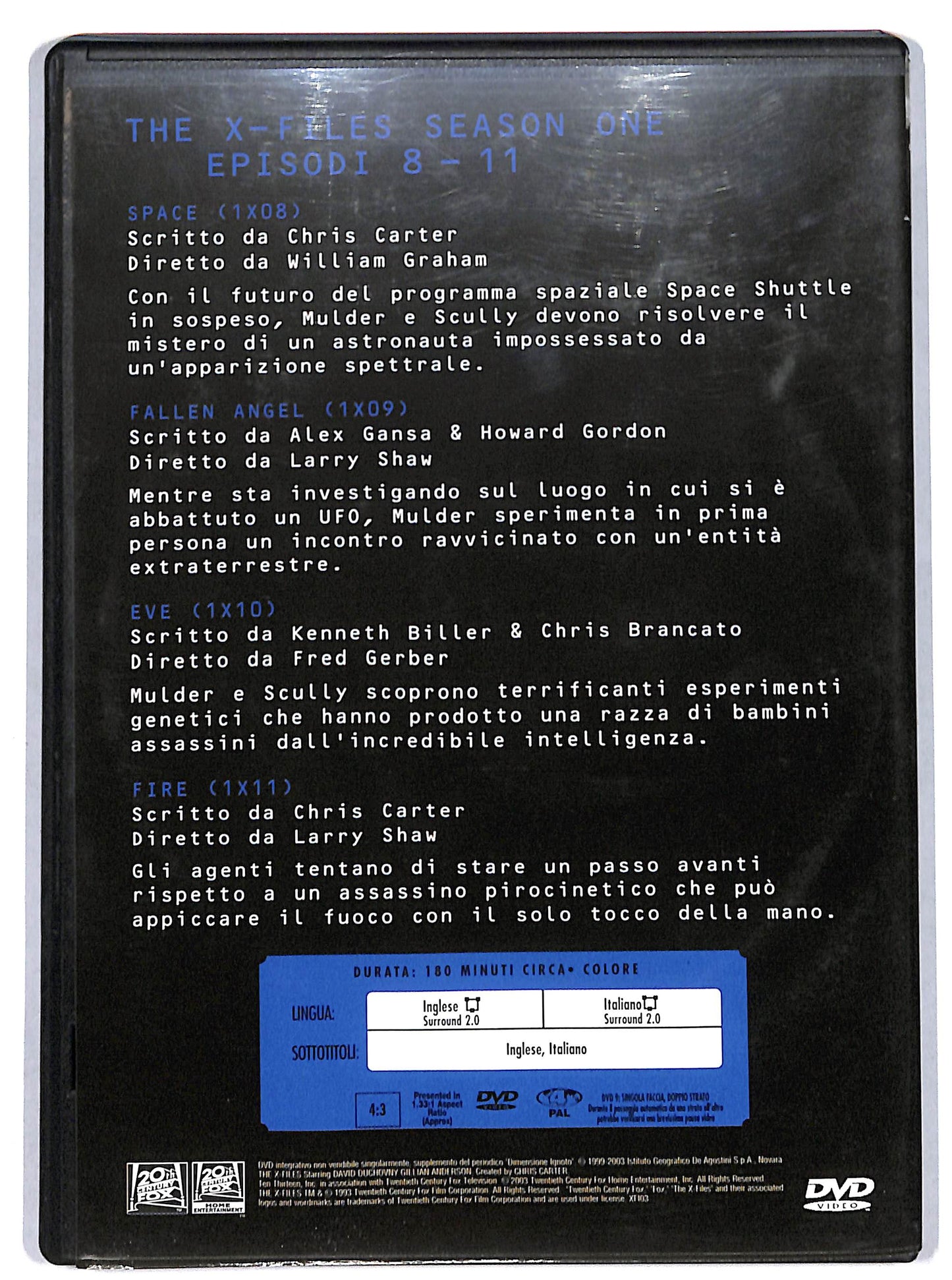 EBOND The X-Files collection - Volume 3 Season one EDITORIALE  DVD D731651
