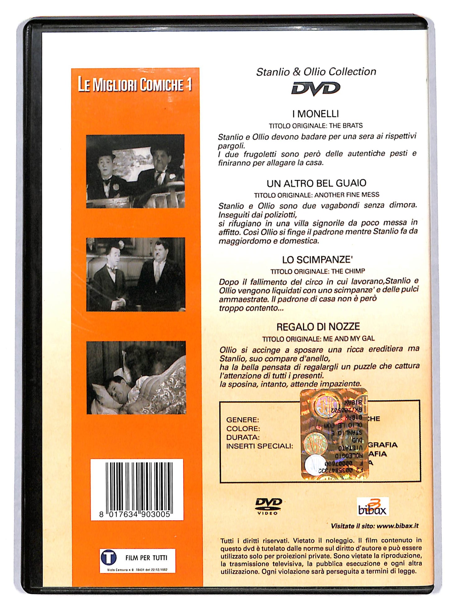 EBOND Stanlio & Ollio - Le Migliori Comiche 1 DVD  Editoriale EDITORIALE D731652