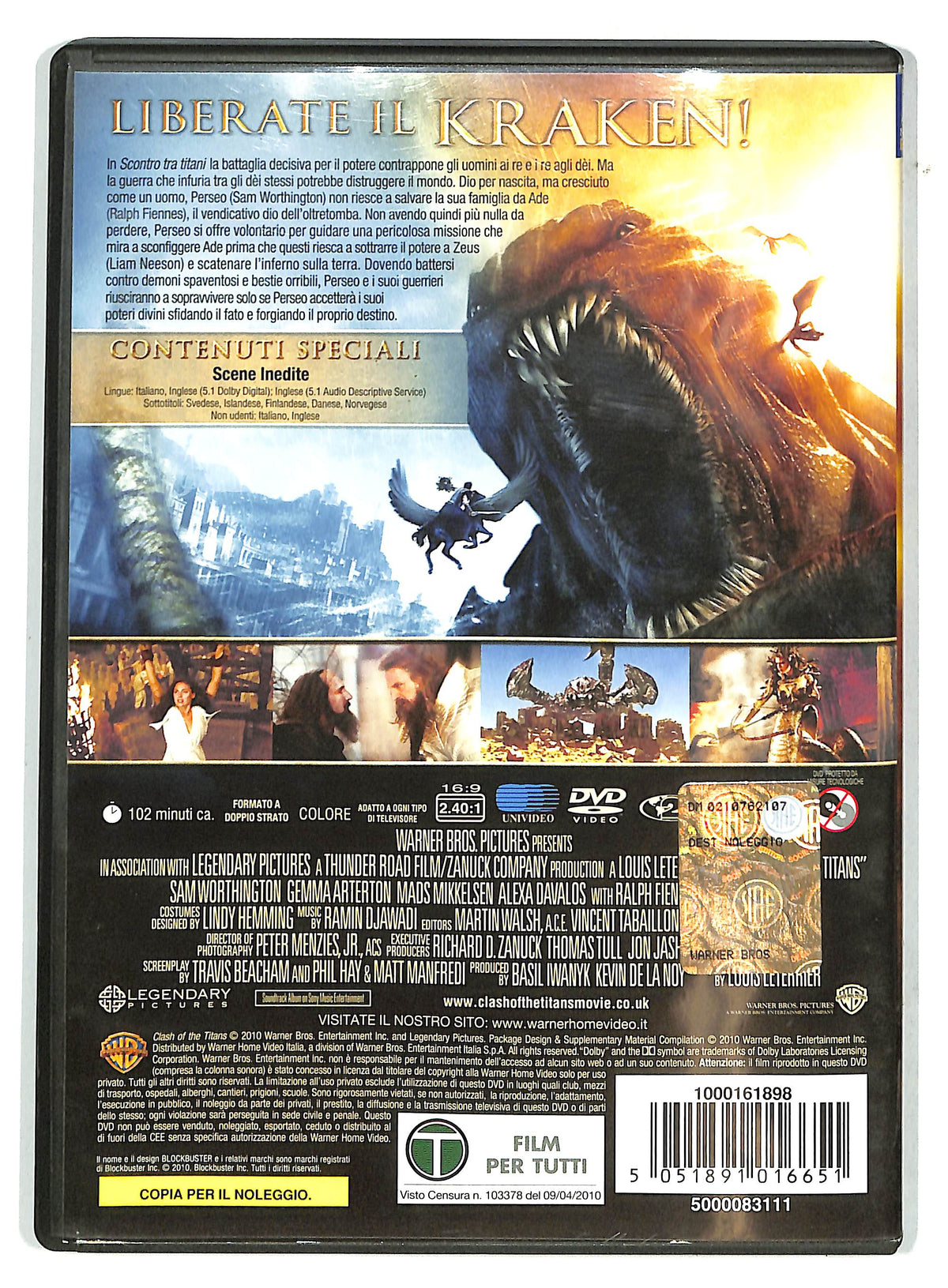 EBOND Scontro Tra Titani DVD Ex Noleggio NOLEGGIO D731808