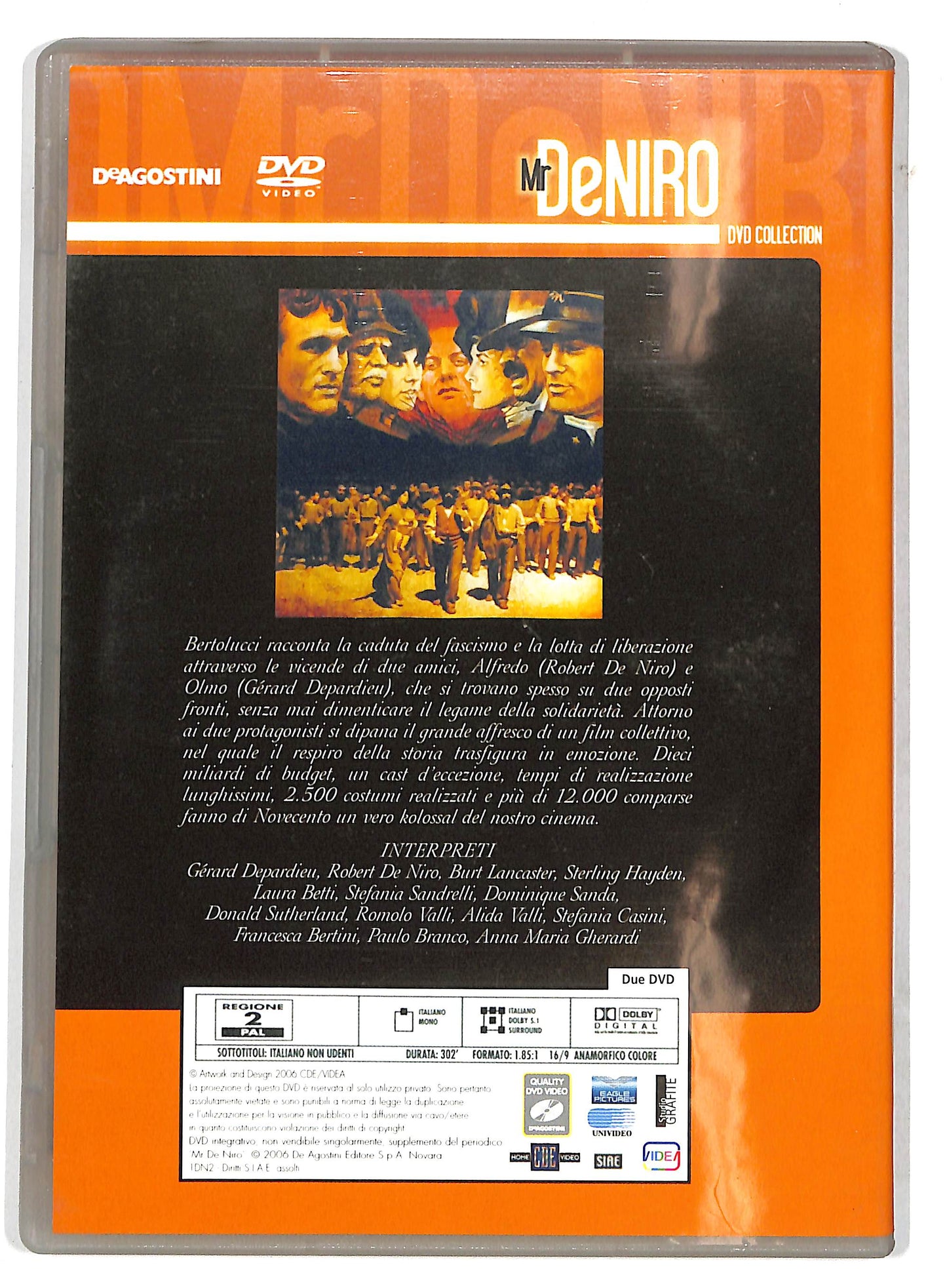 EBOND Novecento Atto I e Atto II EDITORIALE DVD D732036