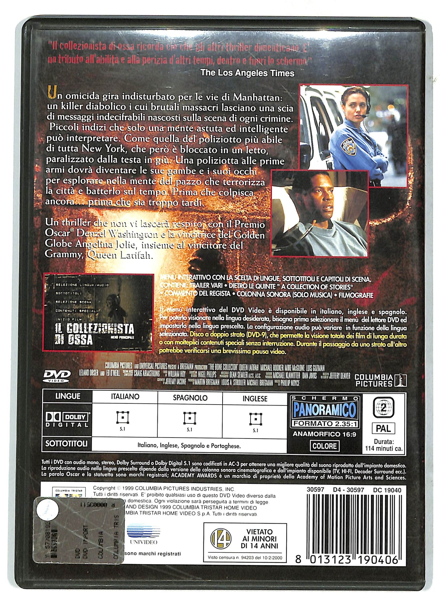 EBOND Il collezionista di ossa DVD D732302