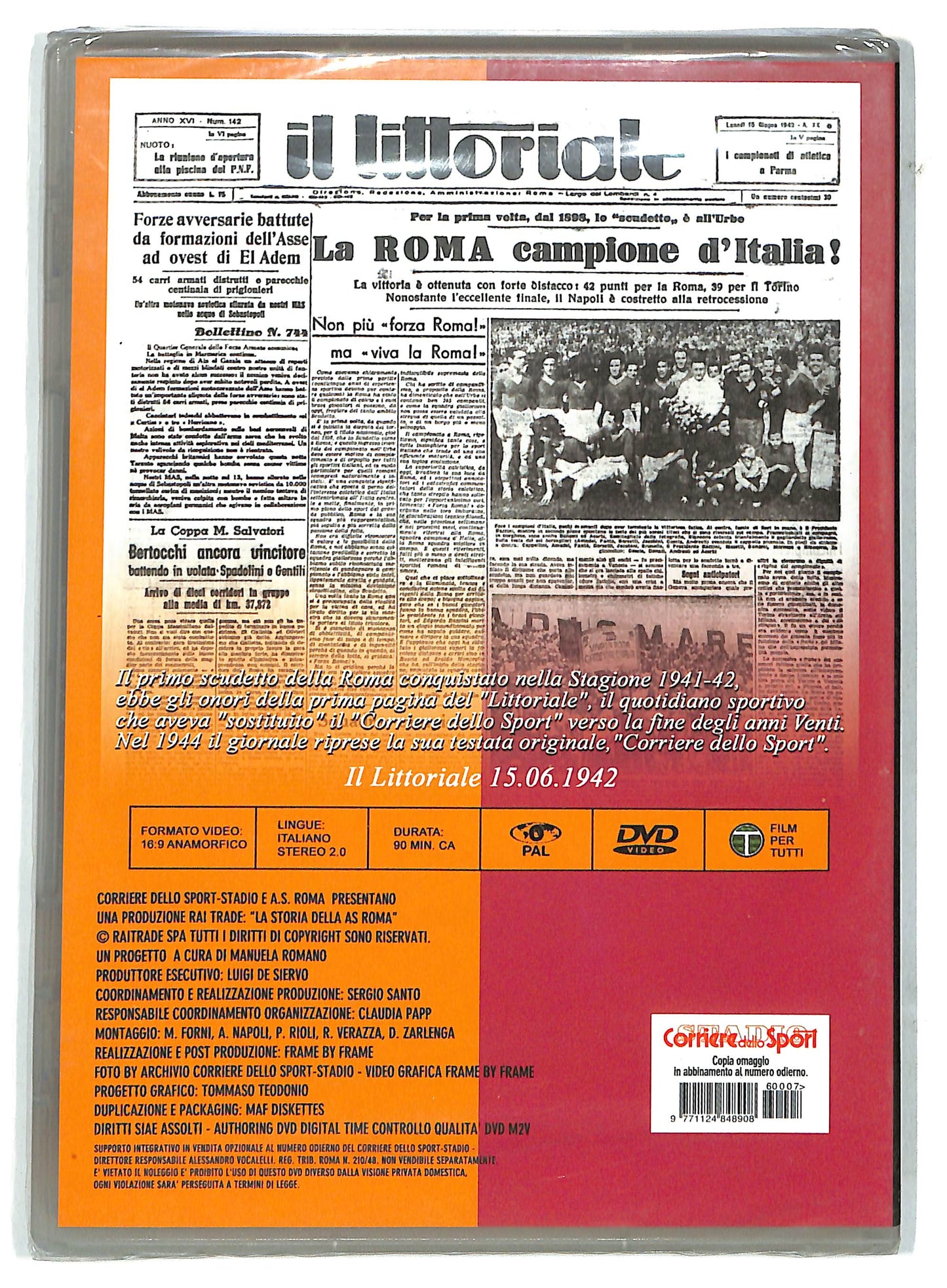 EBOND La storia della AS Roma vol 1 DVD EDITORIALE D732341