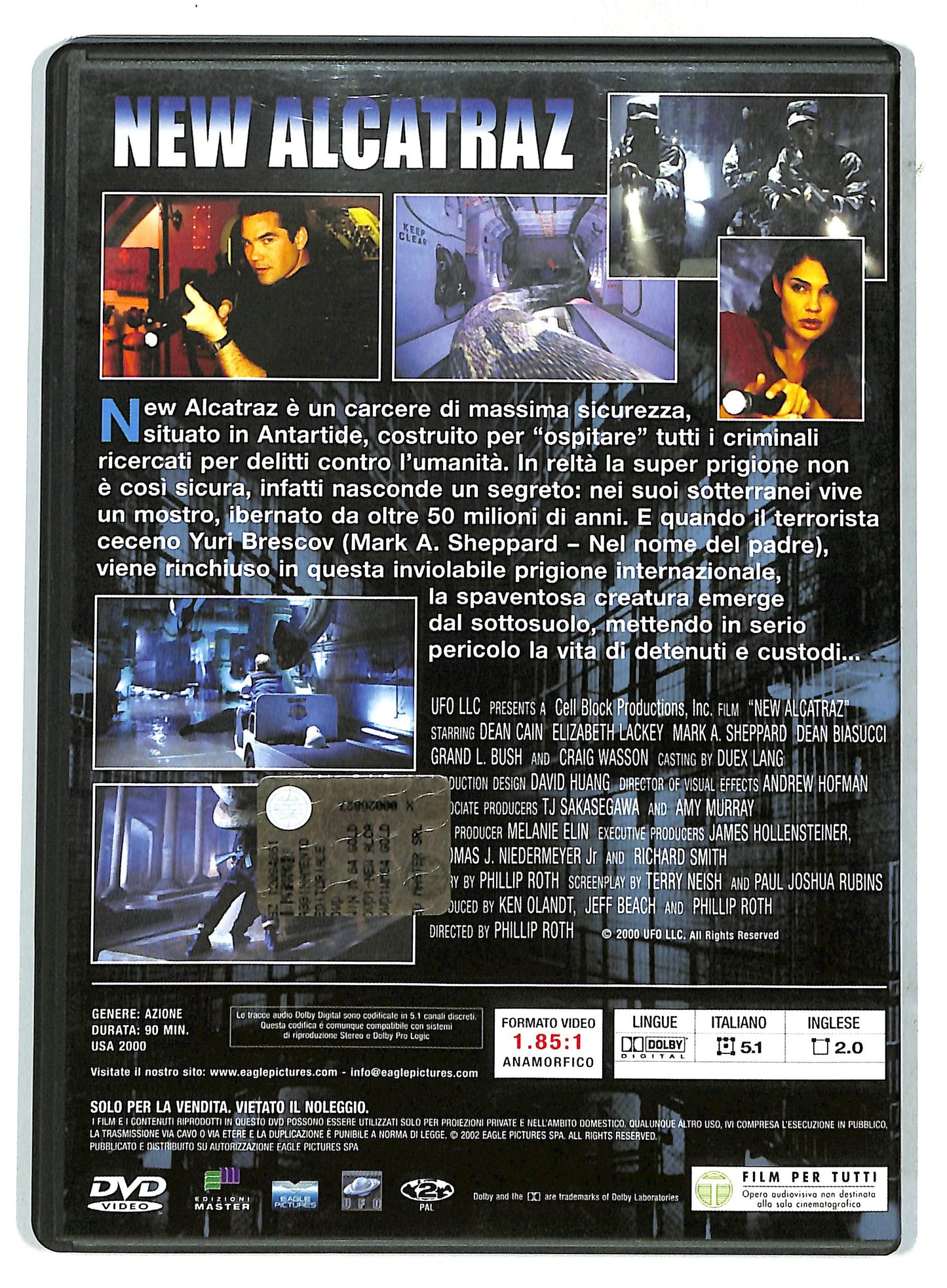 EBOND new alcatraz  EDITORIALE DVD D732360