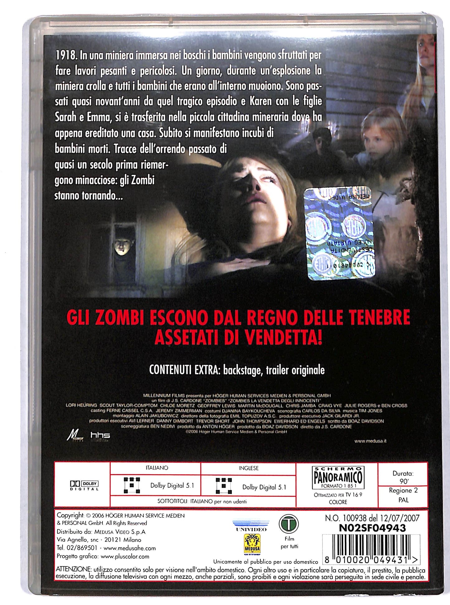 EBOND Zombies - La vendetta degli innocenti DVD D732430