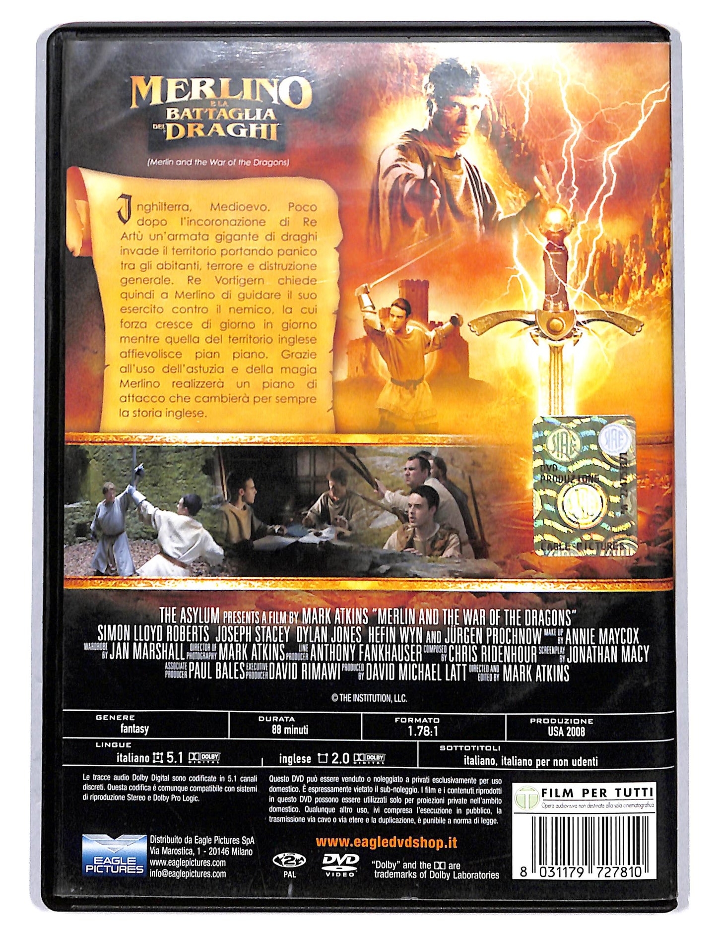 EBOND Merlino e la battaglia dei draghi NOLEGGIO DVD D732605