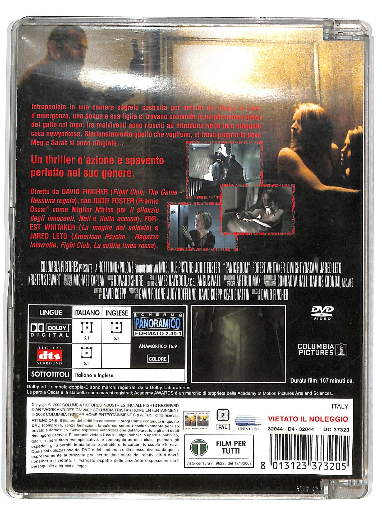 EBOND panic room - SJB DVD D732765