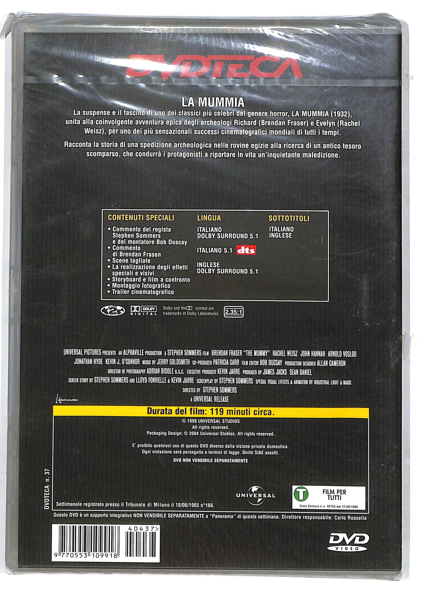 EBOND La mummia EDITORIALE DVD D732950
