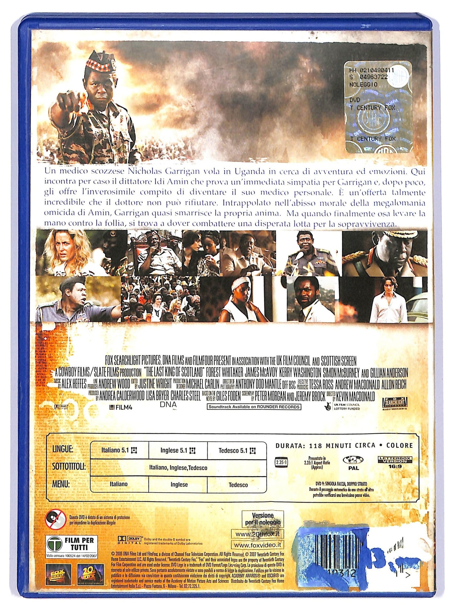 EBOND L'ultimo re di Scozia NOLEGGIO DVD D733214