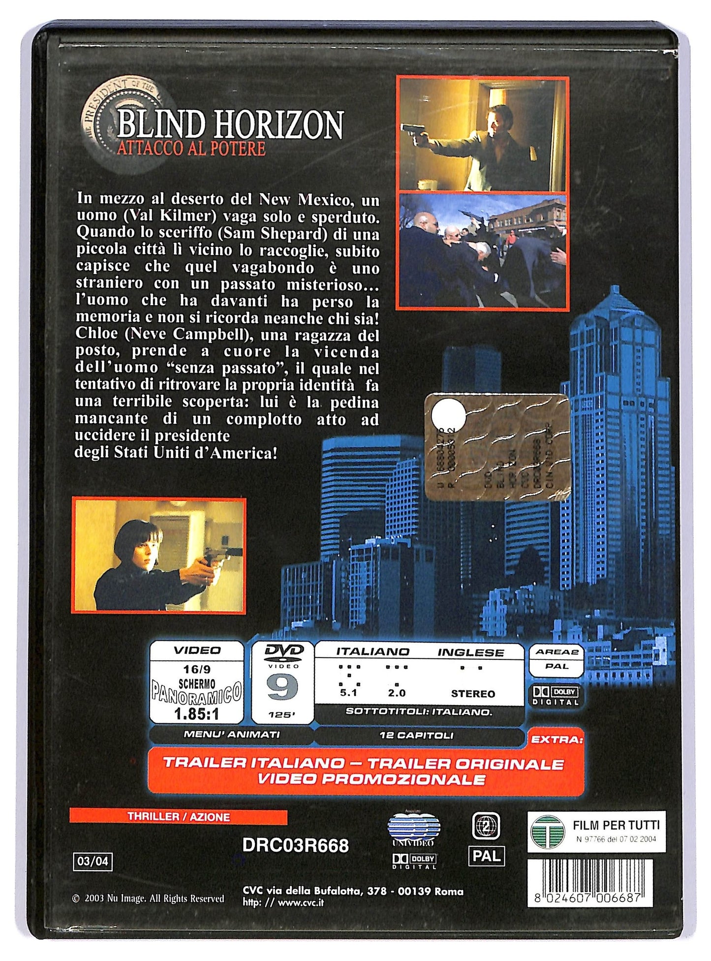 EBOND Blind Horizon Attacco al potere NOLEGGIO DVD D733254