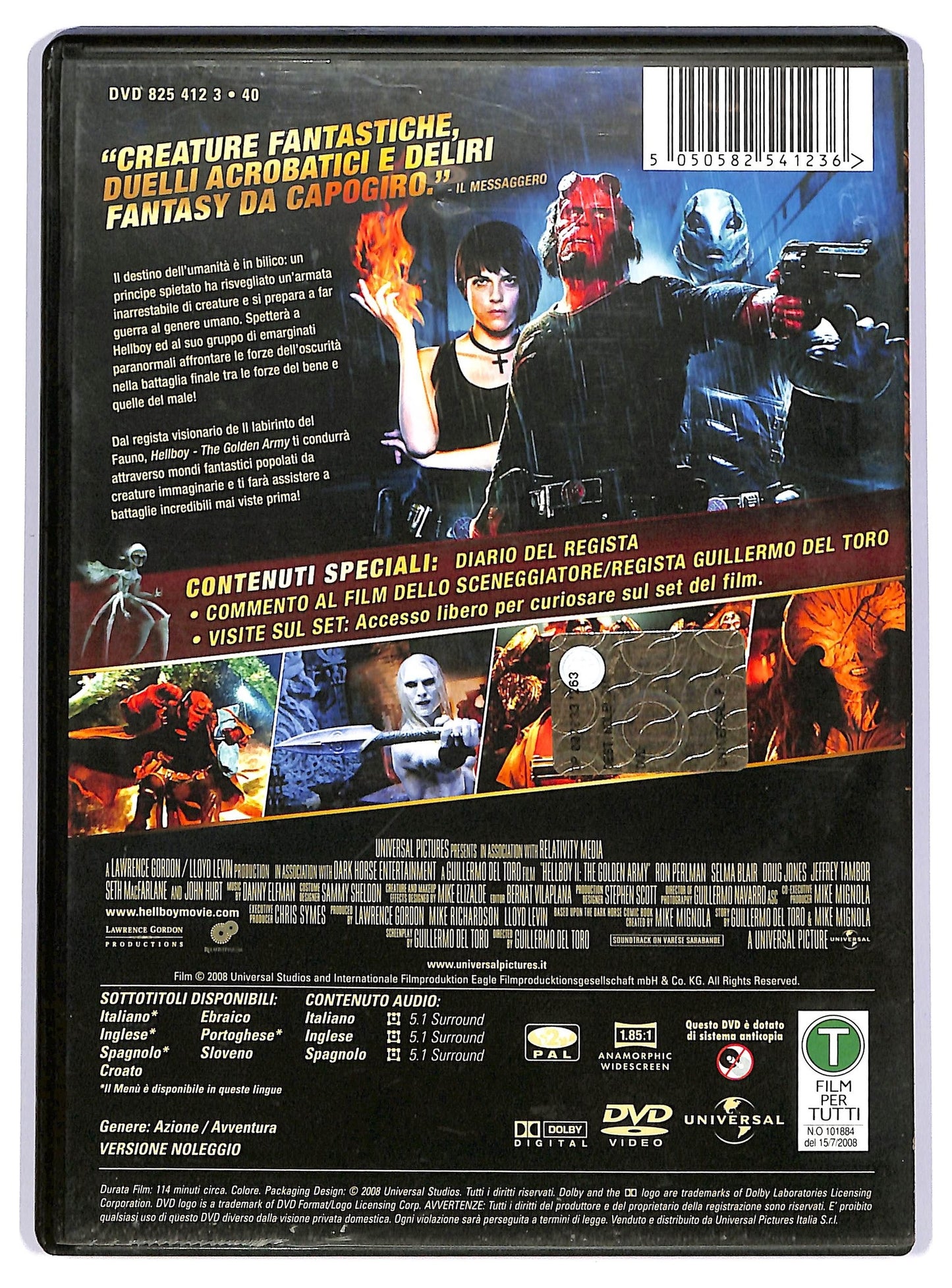 EBOND Hellboy - The Golden Army DVD NOLEGGIO D733325