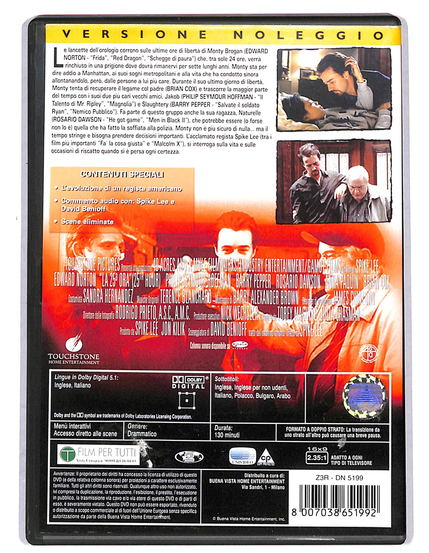 EBOND La 25ª ora NOLEGGIO DVD D733429