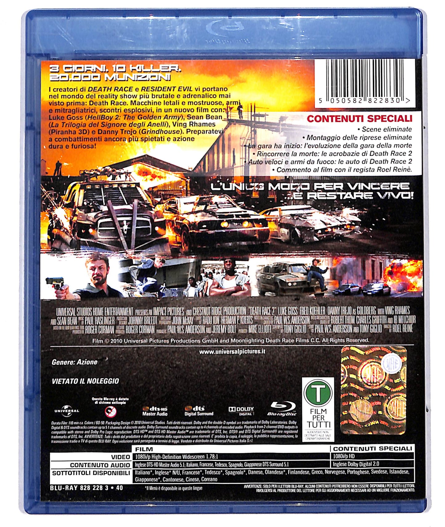 EBOND Death Race 2 BLURAY BLURAY D733536