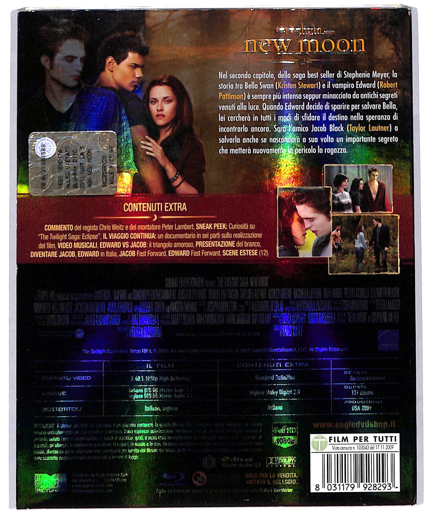 EBOND New Moon - The Twilight Saga (Special Edition)  BLURAY D733538