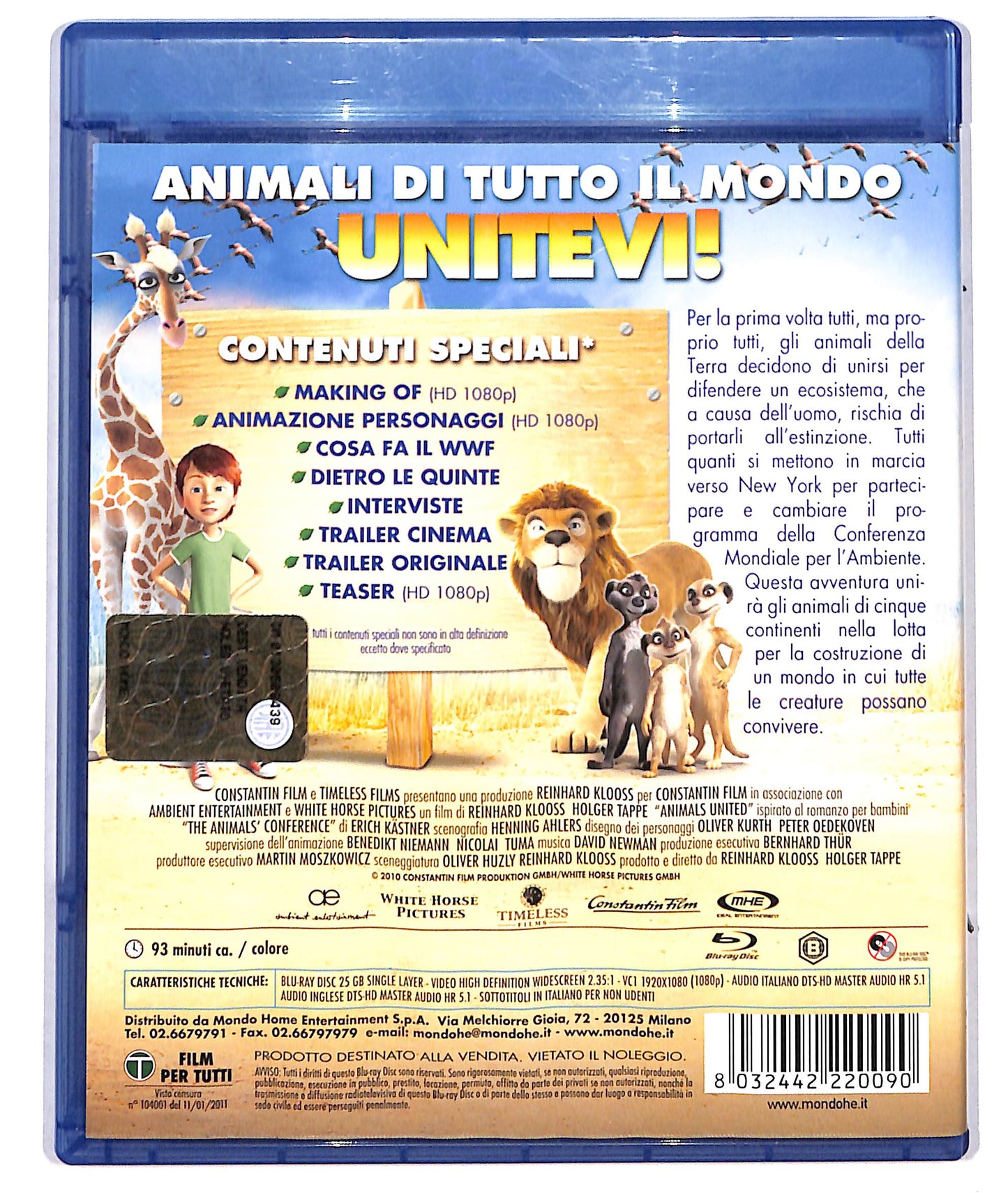 EBOND Animals United  BLURAY D733544