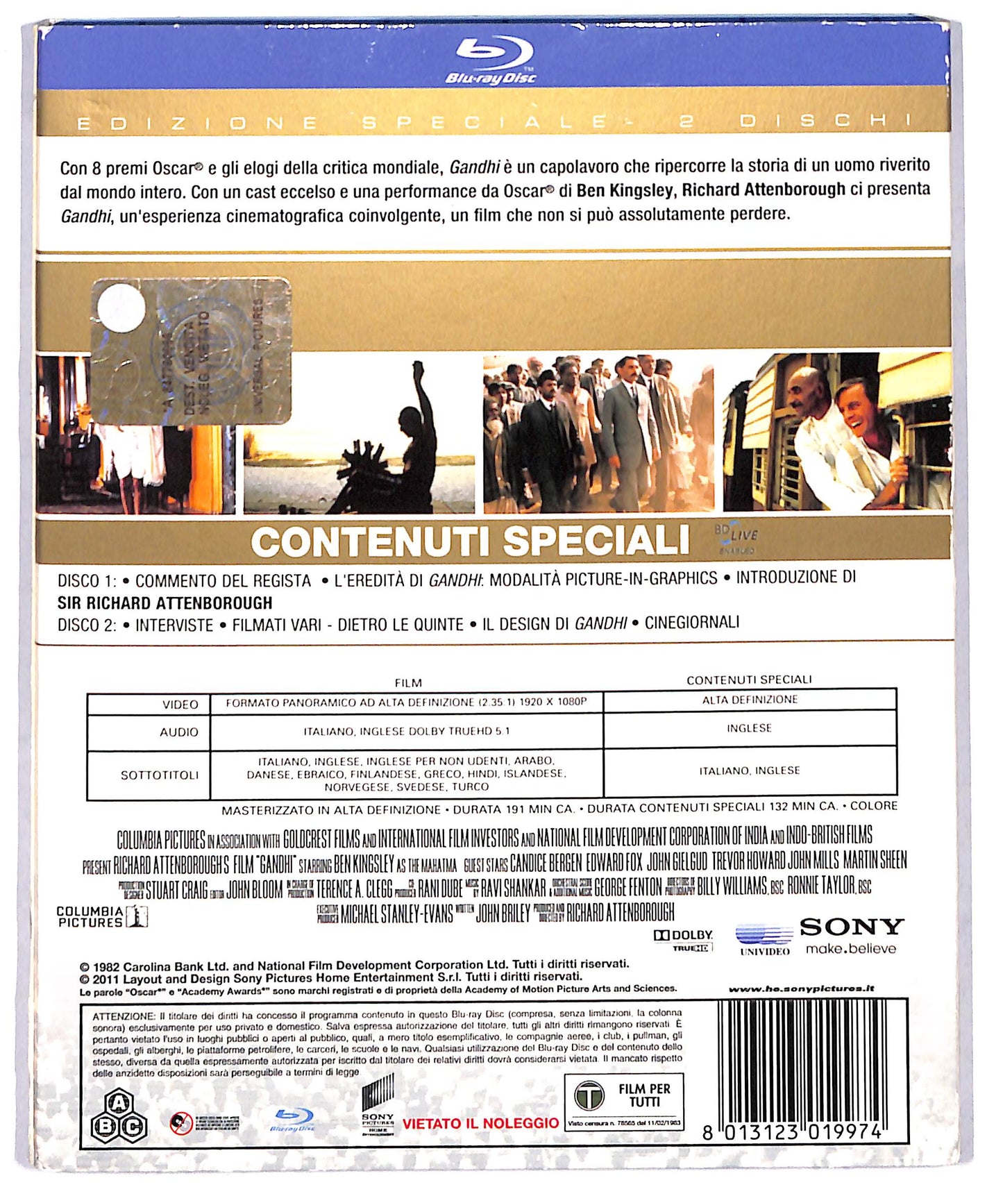 EBOND Gandhi - Special Edition (2 BLURAY) BLURAY BLURAY D733609